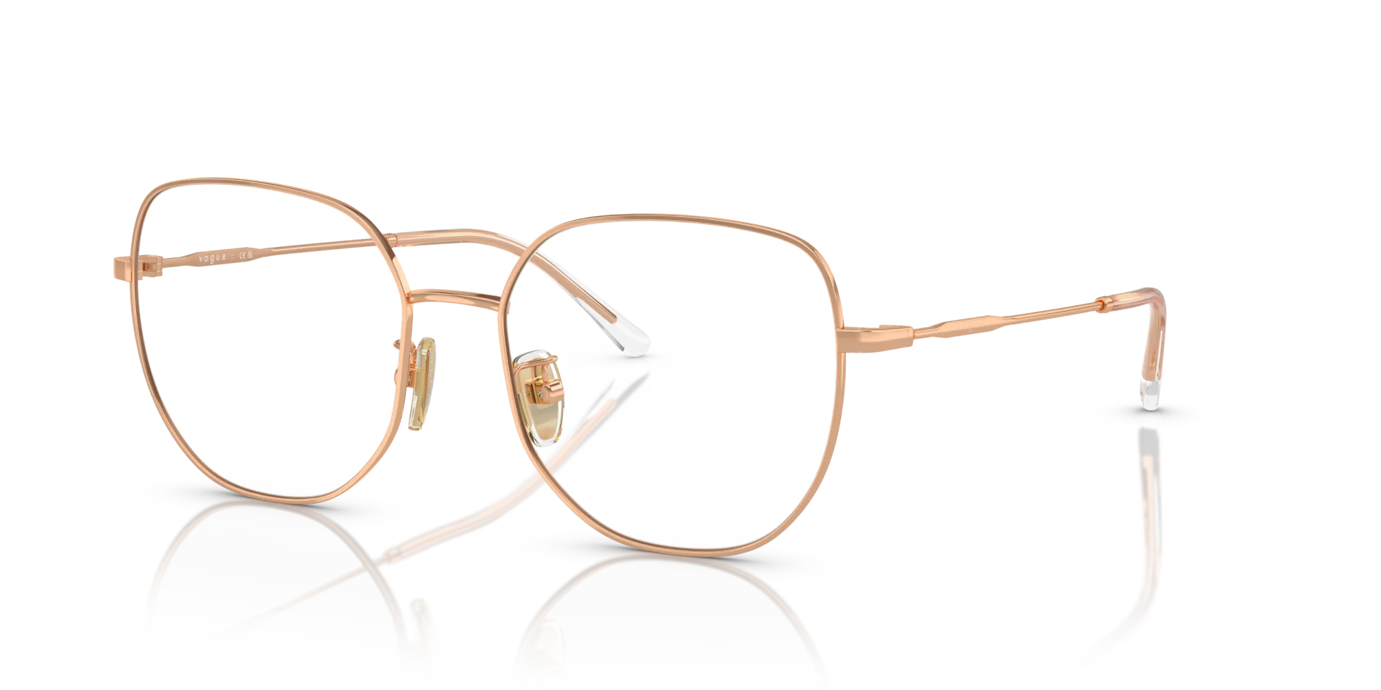 VOGUE EYEWEAR VO4296D 5152 Montature da vista Metallo Oro Geometrica Normale - immagine 4