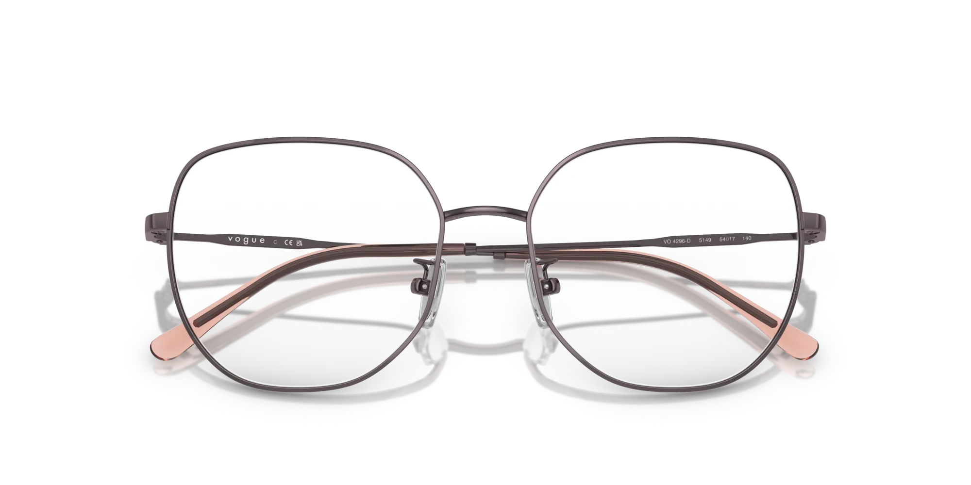 VOGUE EYEWEAR VO4296D 5149 Montature da vista Metallo Viola Geometrica Normale - immagine 2