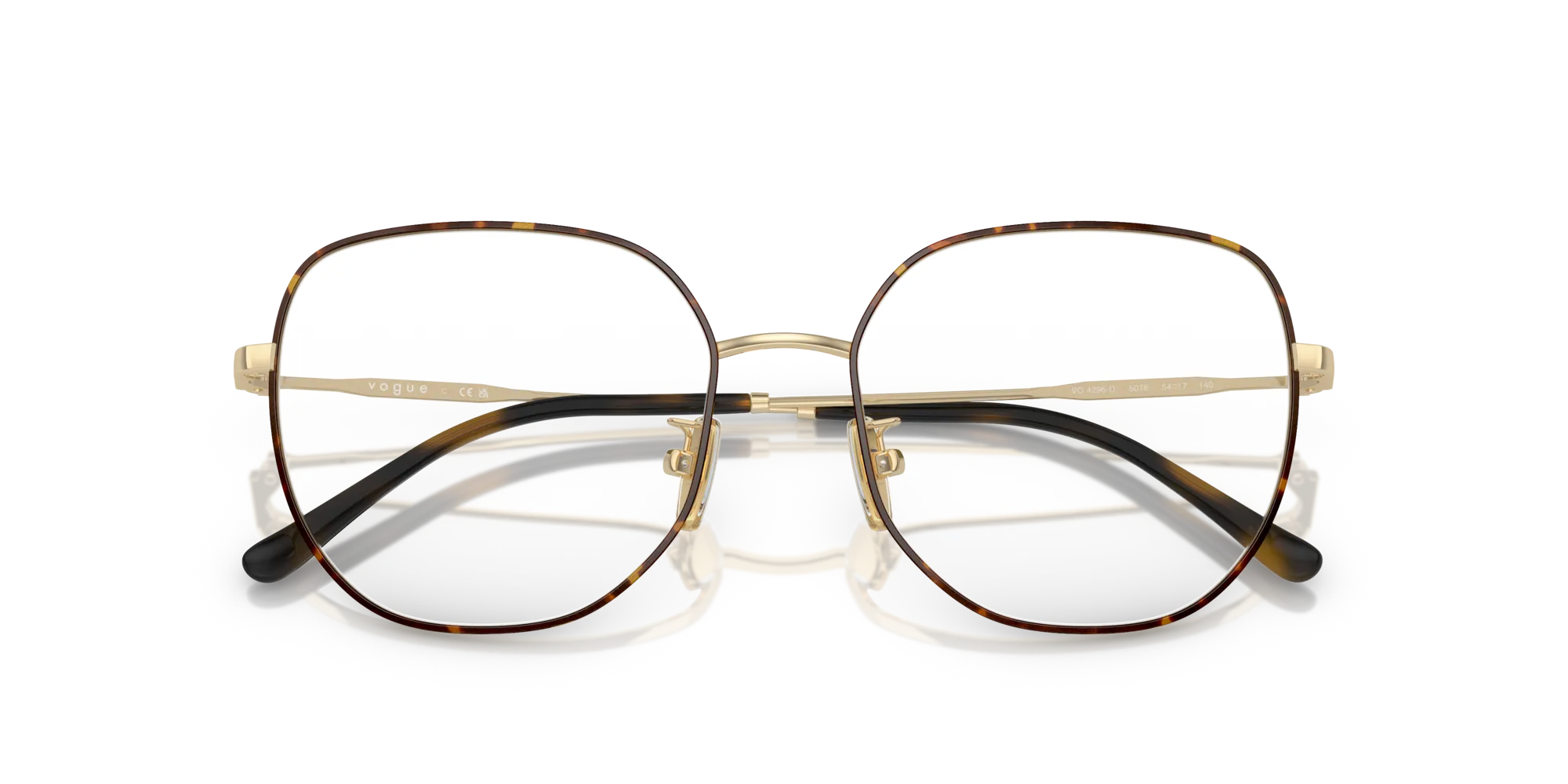 VOGUE EYEWEAR VO4296D 5078 Montature da vista Metallo Marrone Geometrica Normale - immagine 2