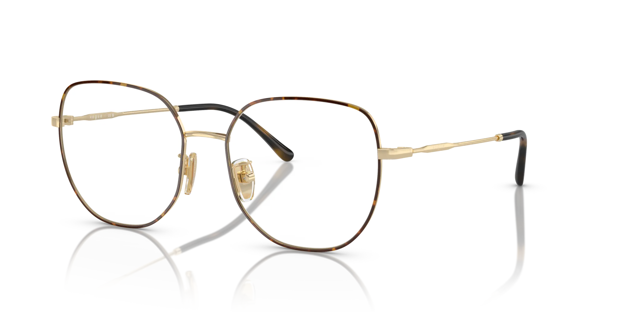 VOGUE EYEWEAR VO4296D 5078 Montature da vista Metallo Marrone Geometrica Normale - immagine 4