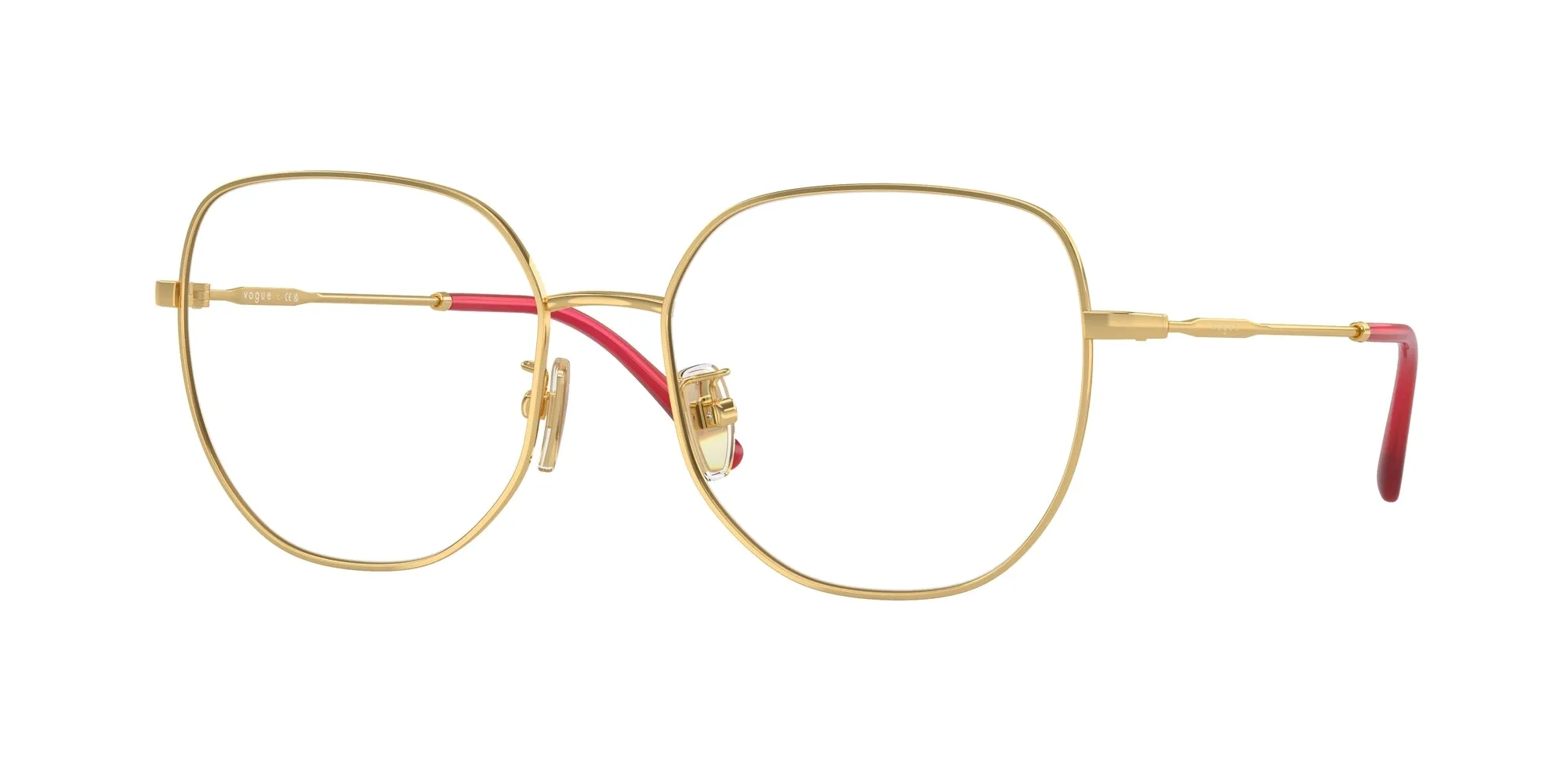 VOGUE EYEWEAR VO4296D 280 Montature da vista Metallo Oro Geometrica Normale - immagine 1