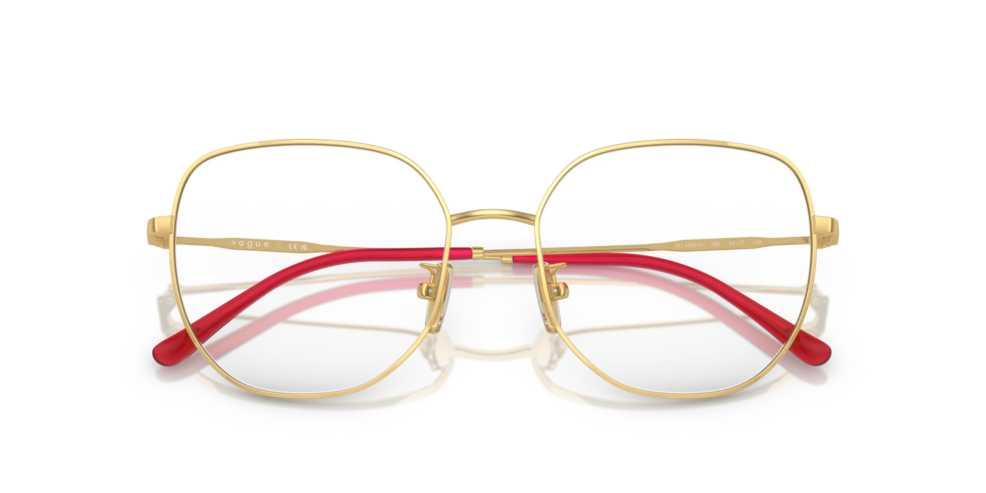 VOGUE EYEWEAR VO4296D 280 Montature da vista Metallo Oro Geometrica Normale - immagine 2