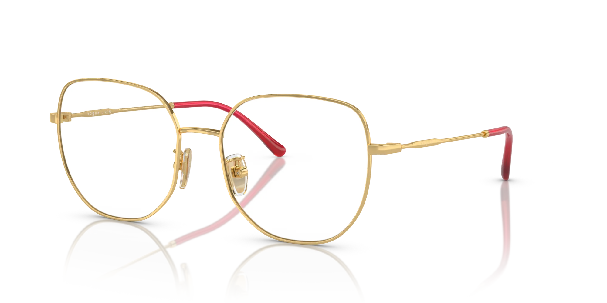 VOGUE EYEWEAR VO4296D 280 Montature da vista Metallo Oro Geometrica Normale - immagine 4