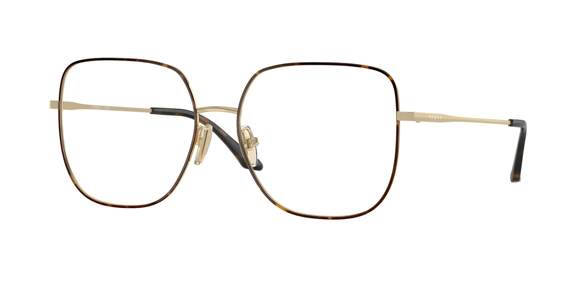 VOGUE EYEWEAR VO4238D 5078 Montature da vista Metallo Marrone Geometrica Normale - immagine 1