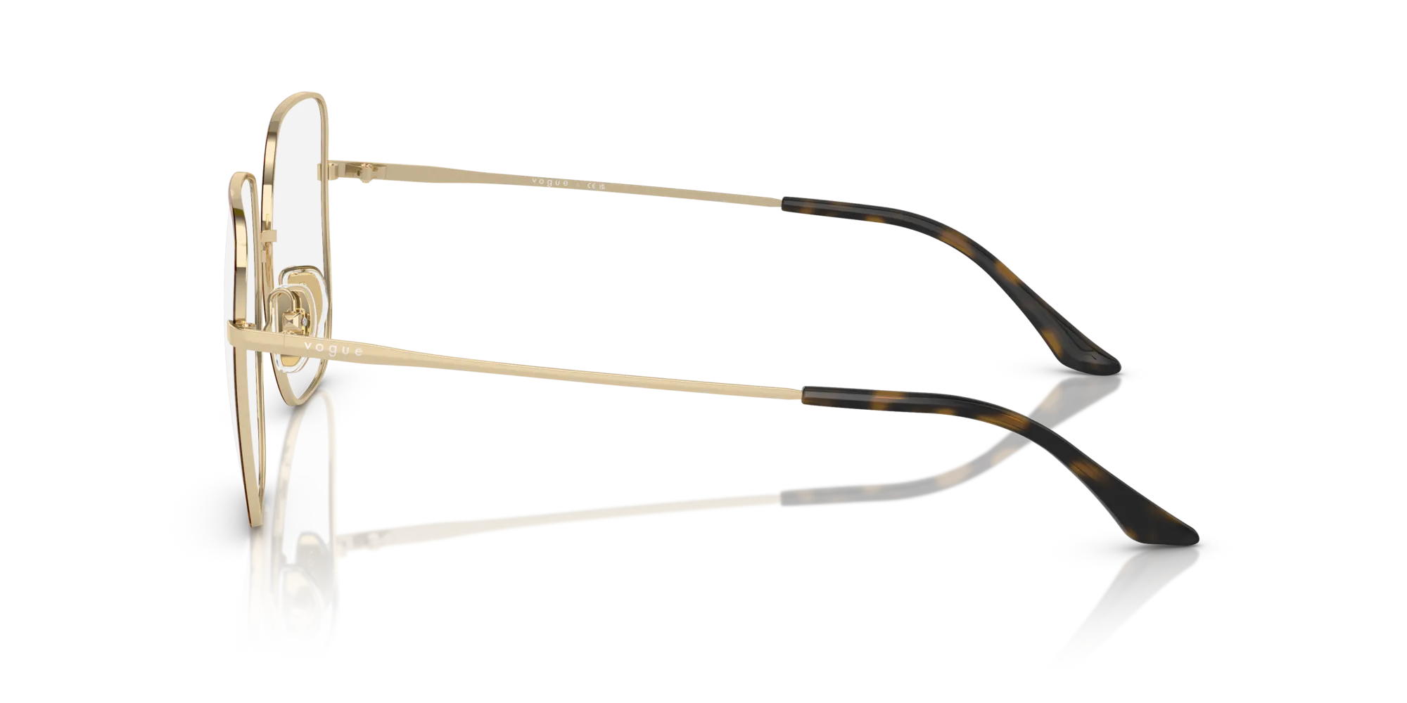 VOGUE EYEWEAR VO4238D 5078 Montature da vista Metallo Marrone Geometrica Normale - immagine 4
