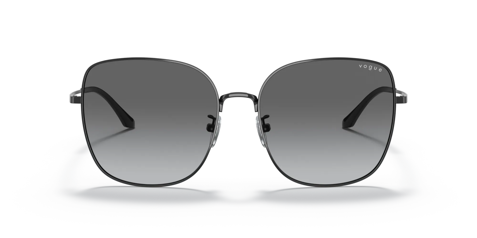 VOGUE EYEWEAR VO4237SD 352/11 Occhiali da sole Metallo Nero Grigio Squadrata Normale Sfumato - immagine 3