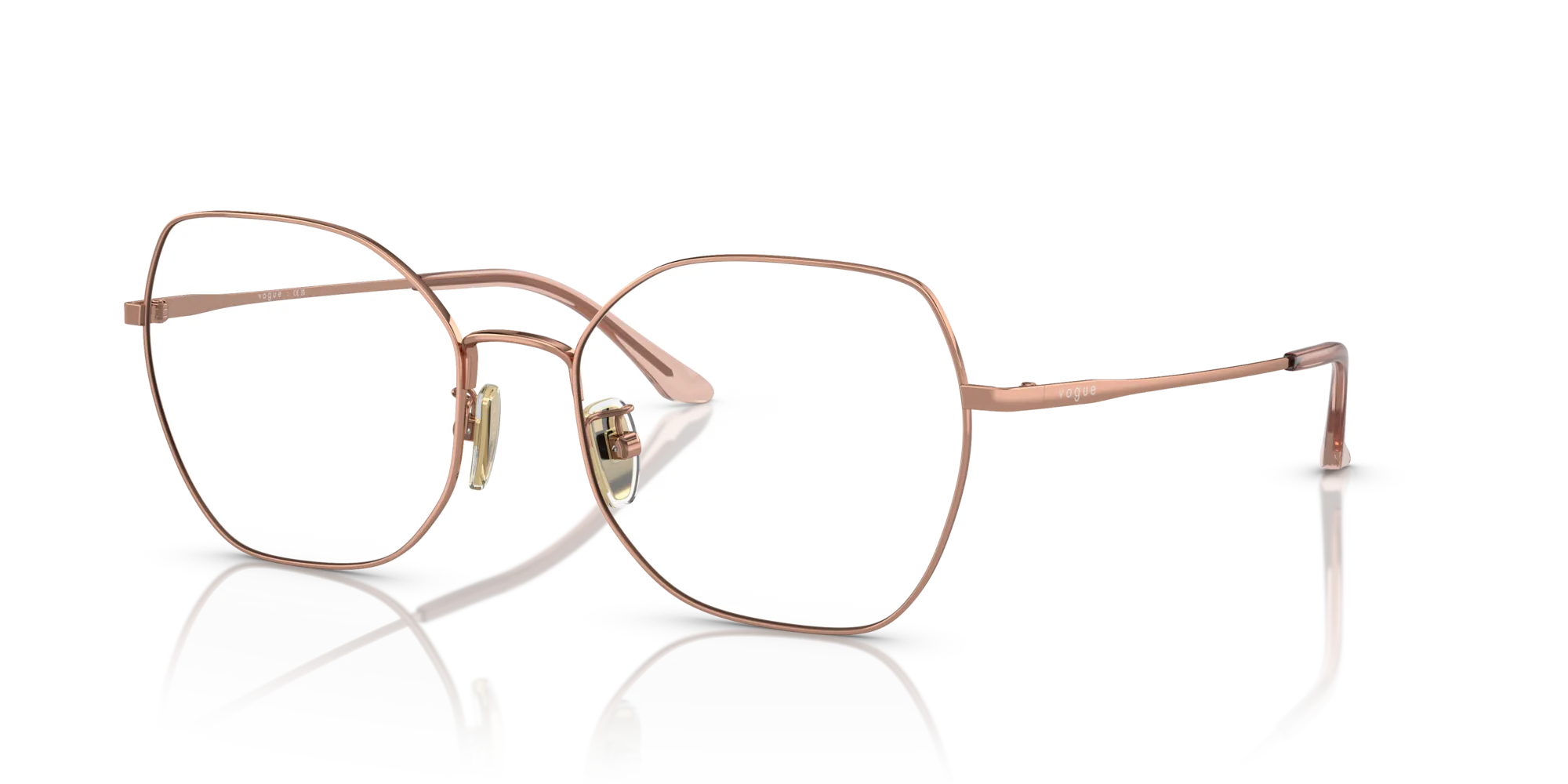 VOGUE EYEWEAR VO4201D 5152 Montature da vista Metallo Oro Farfalla Normale - immagine 4