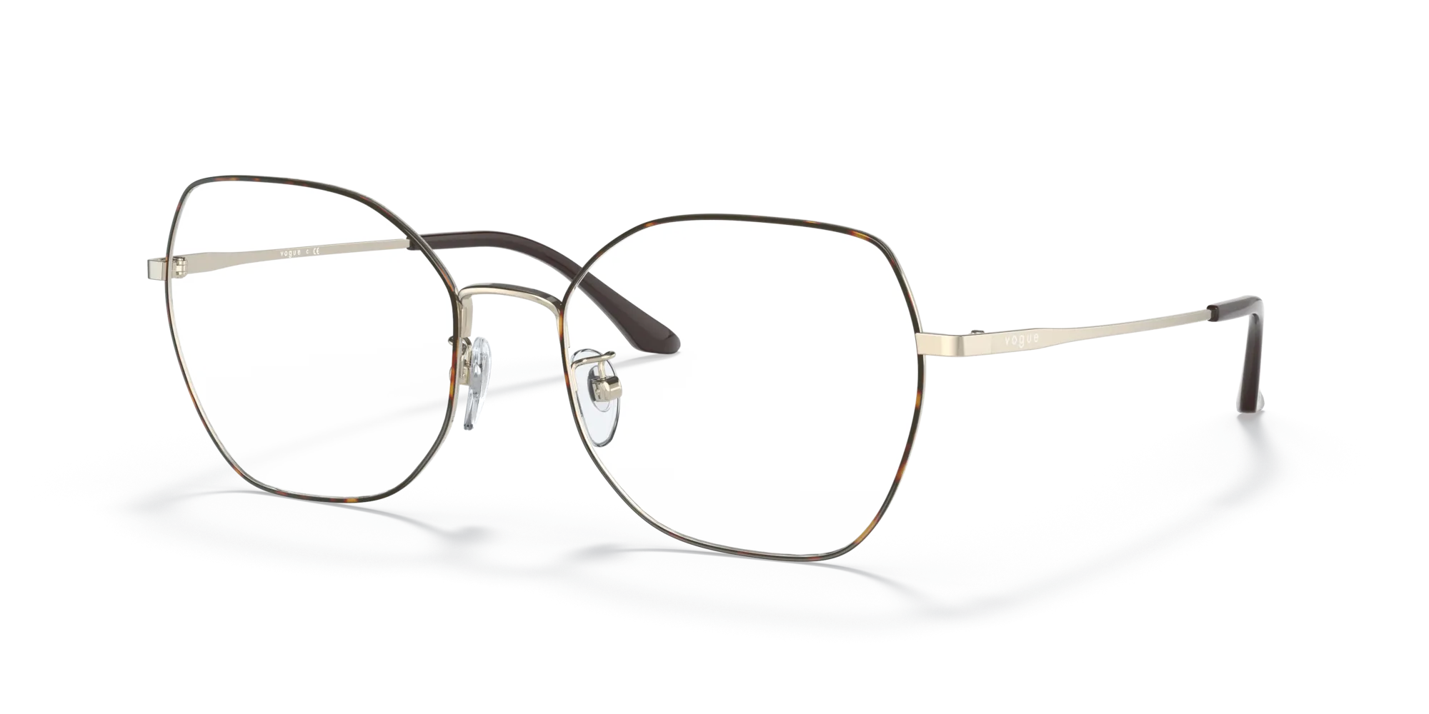 VOGUE EYEWEAR VO4201D 5078 Montature da vista Metallo Marrone Farfalla Normale - immagine 4