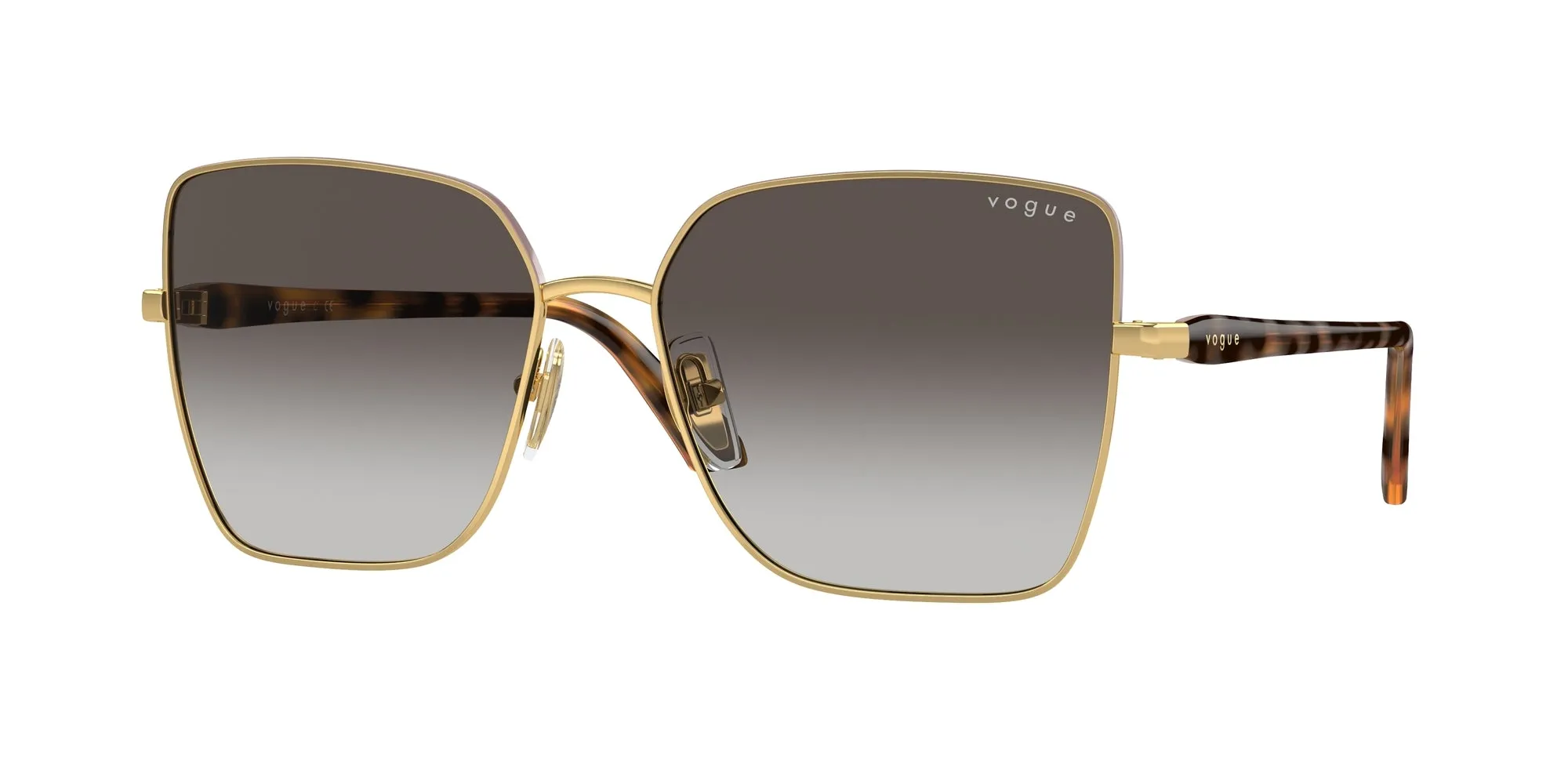 VOGUE EYEWEAR VO4199S 51988G Occhiali da sole Metallo Oro Grigio Farfalla Normale Sfumato - immagine 1