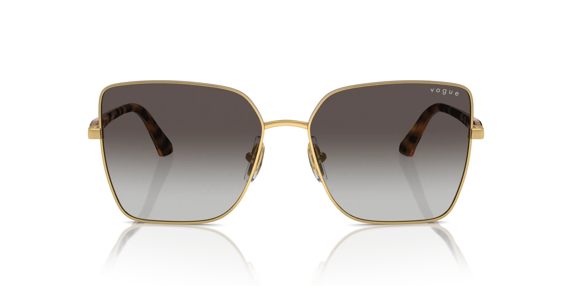 VOGUE EYEWEAR VO4199S 51988G Occhiali da sole Metallo Oro Grigio Farfalla Normale Sfumato - immagine 3
