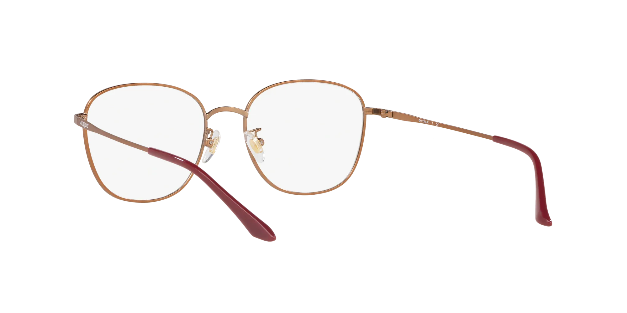 VOGUE EYEWEAR VO4124D 5089 Montature da vista Metallo Rosso Squadrata Normale - immagine 4