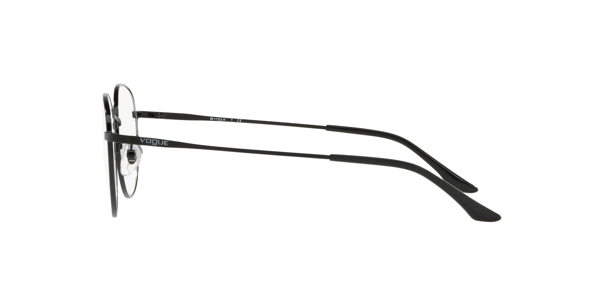 VOGUE EYEWEAR VO4116D 352 Montature da vista Metallo Nero Rotonda Normale - immagine 3