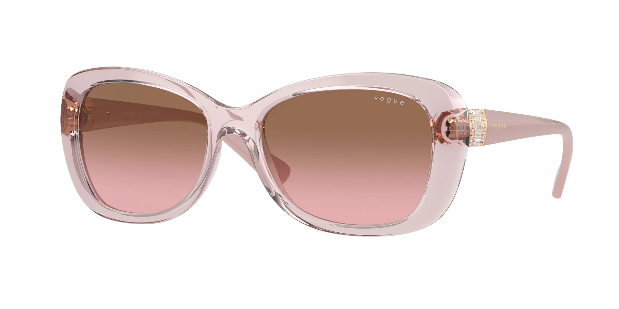 VOGUE EYEWEAR VO2943SB 294214 Occhiali da sole Iniettato Rosa Rosa Farfalla Normale Sfumato - immagine 1