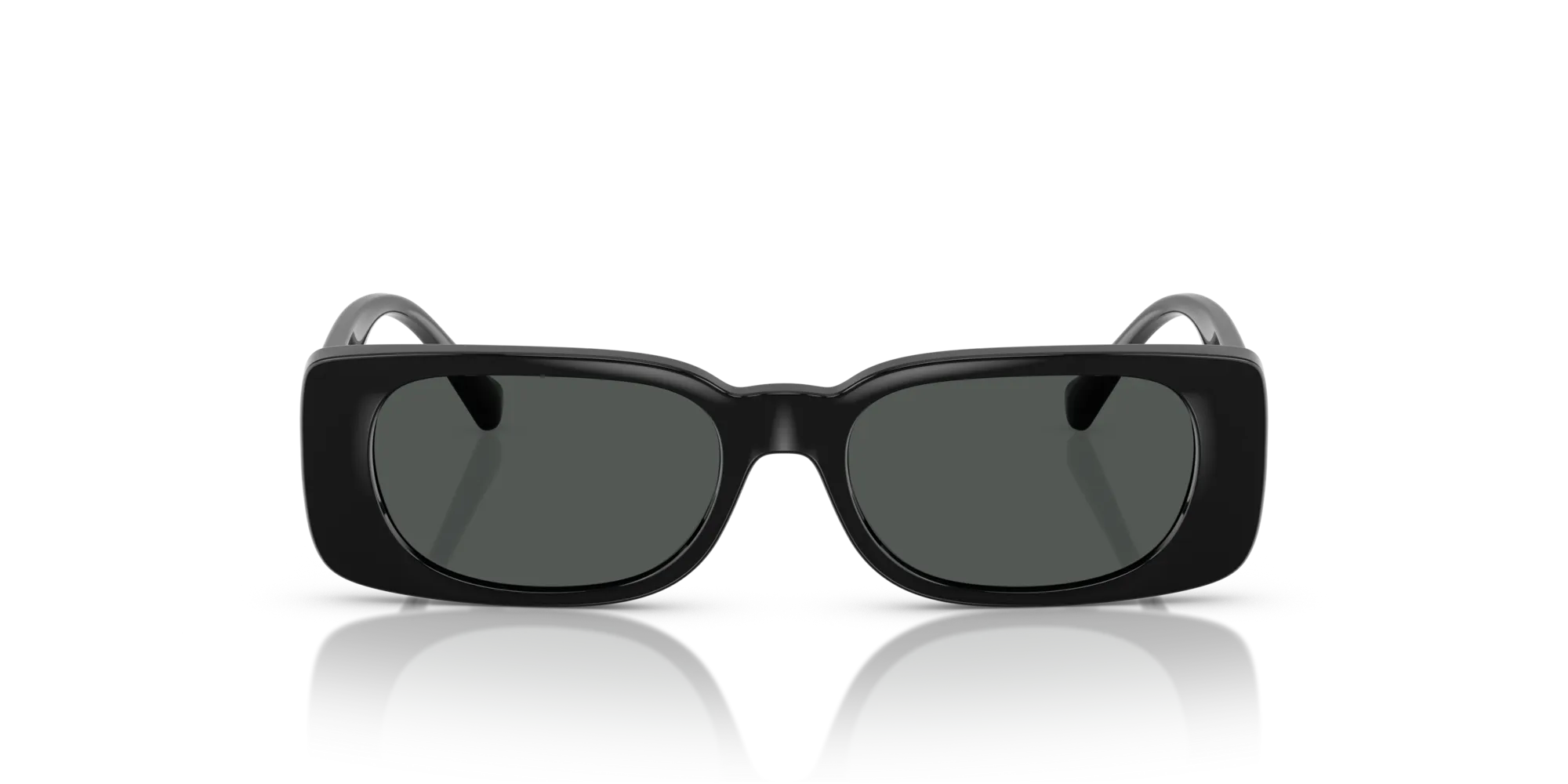 Versace VK4003U GB1/87 Occhiali da sole Iniettato Nero Grigio Squadrata Normale - immagine 3