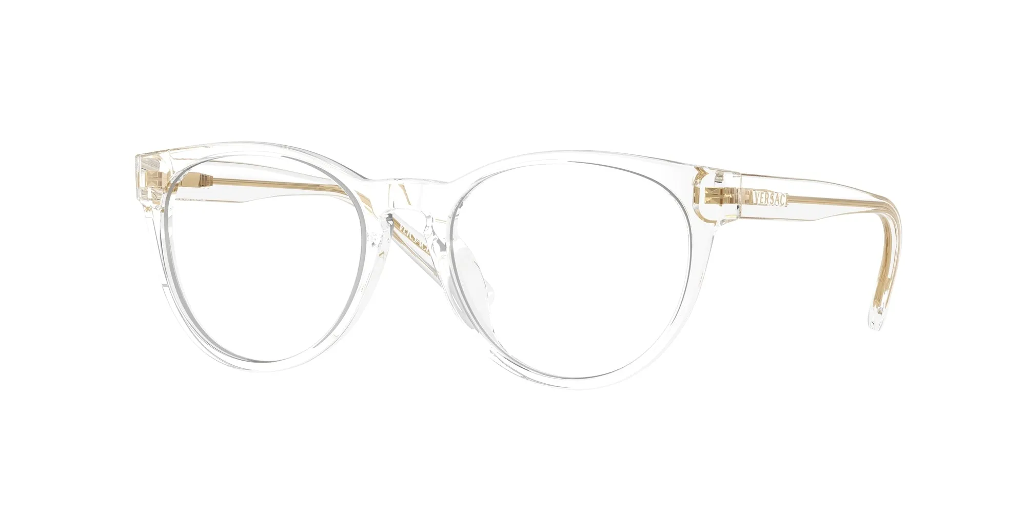 Versace VK3321U 148 Montature da vista Acetato Trasparente Trasparente Pantos Normale - immagine 1