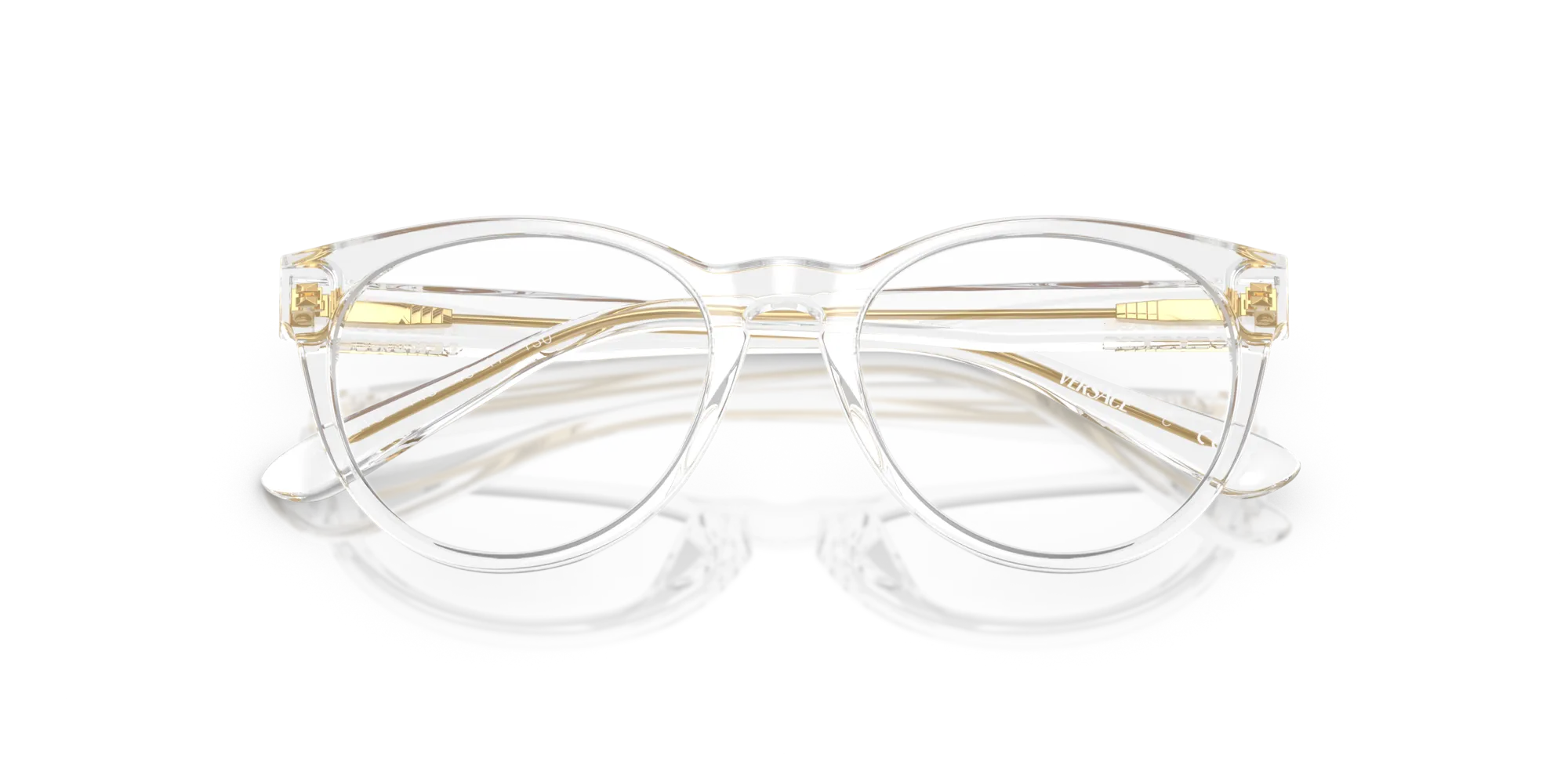 Versace VK3321U 148 Montature da vista Acetato Trasparente Trasparente Pantos Normale - immagine 2