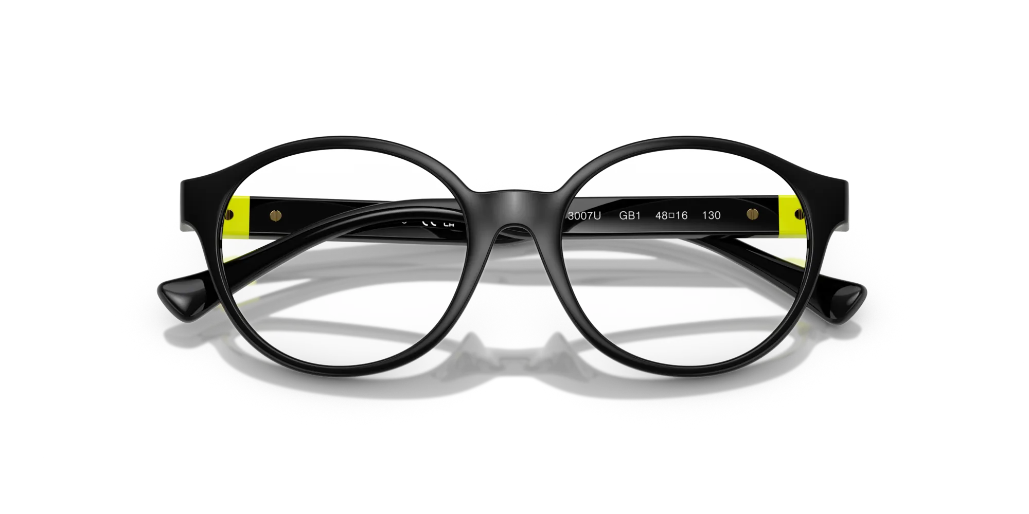 Versace VK3007U GB1 Montature da vista bambino Iniettato Nero Trasparente Pantos Normale - immagine 2