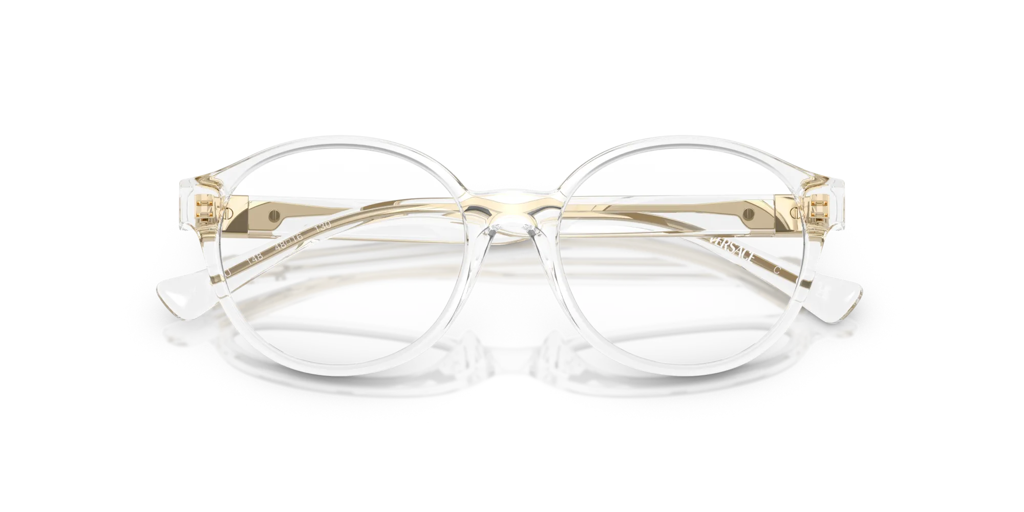 Versace VK3007U 148 Montature da vista Iniettato Trasparente Pantos Normale - immagine 2