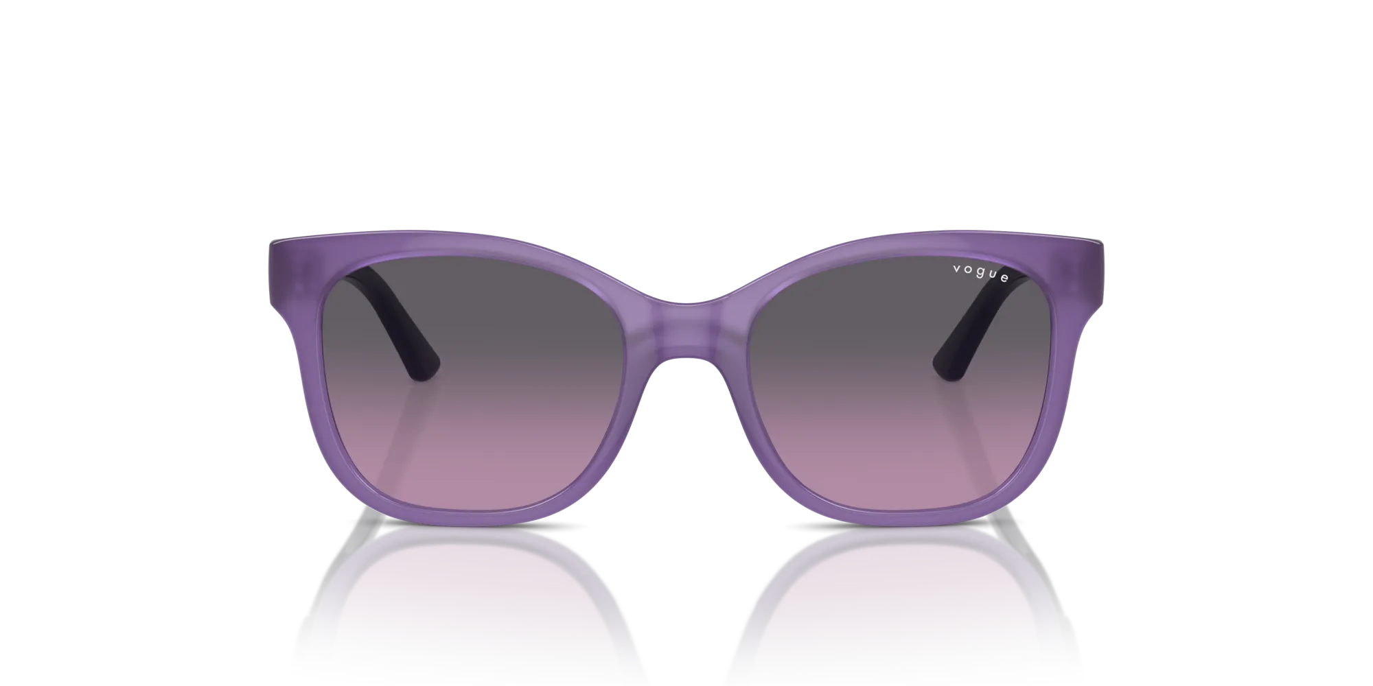 VOGUE EYEWEAR VJ2023 31274Q Occhiali da sole bambino Nylon Viola Grigio Farfalla Normale Sfumato - immagine 3