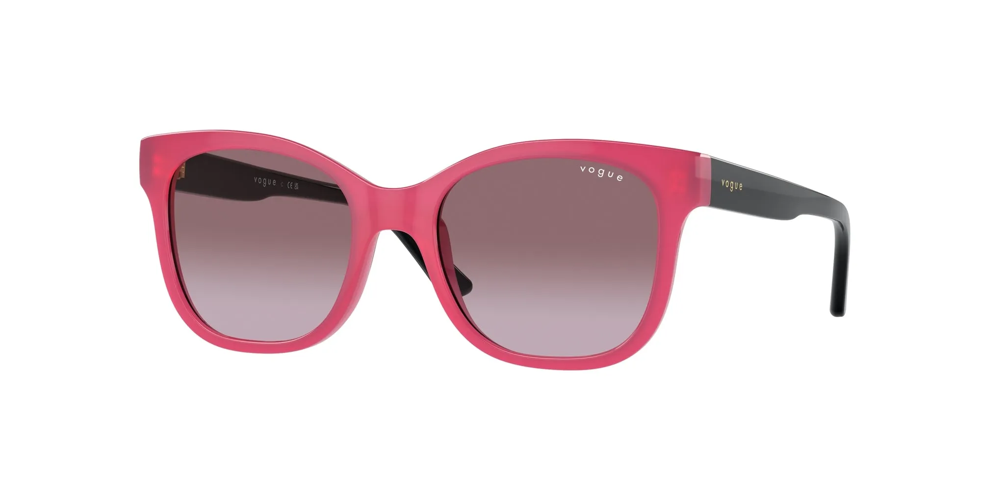VOGUE EYEWEAR VJ2023 25458H Occhiali da sole bambino Nylon Rosa Viola Farfalla Normale Sfumato - immagine 1