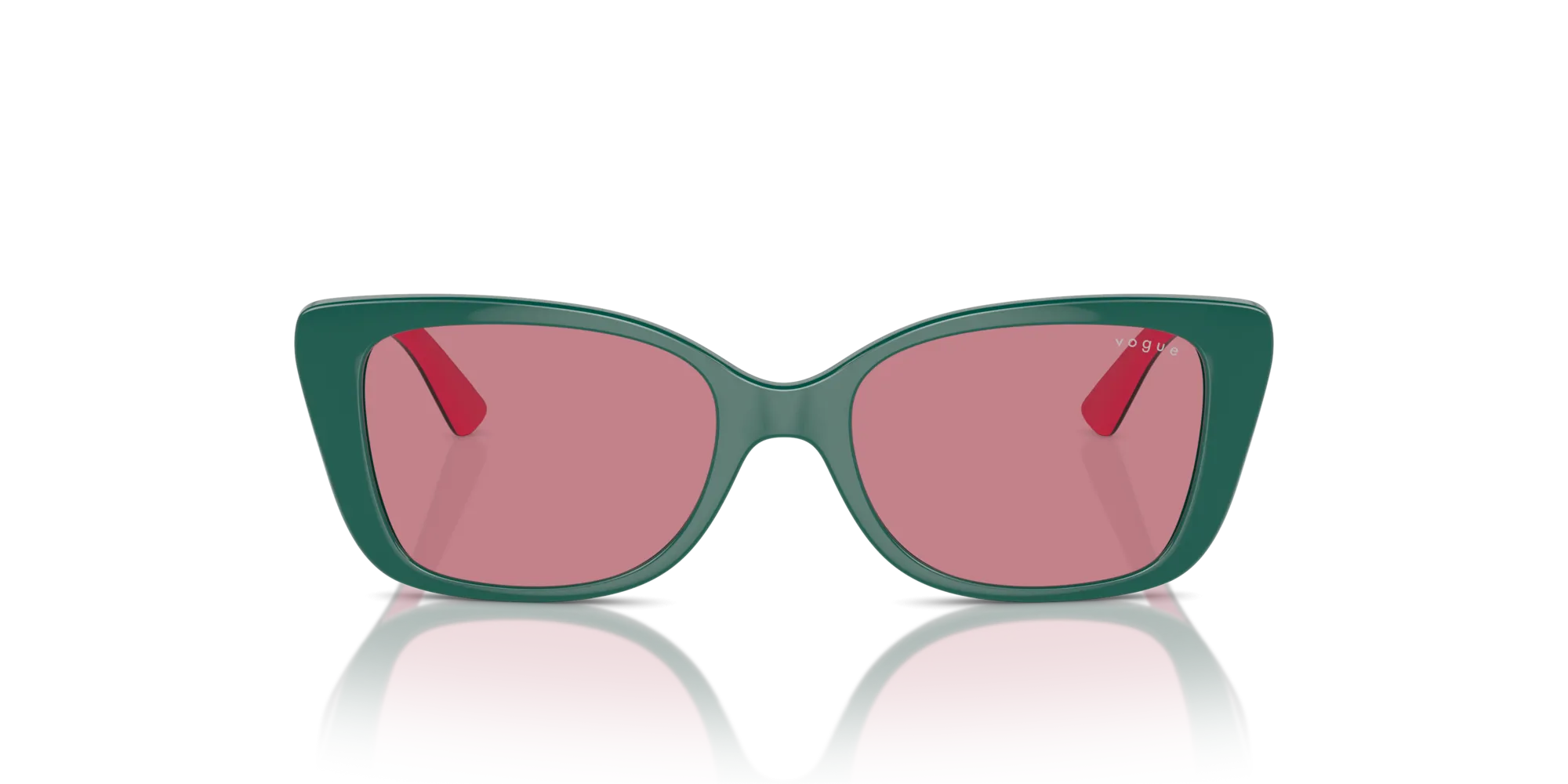 VOGUE EYEWEAR VJ2022 313169 Occhiali da sole Nylon Verde Viola Farfalla Normale - immagine 3