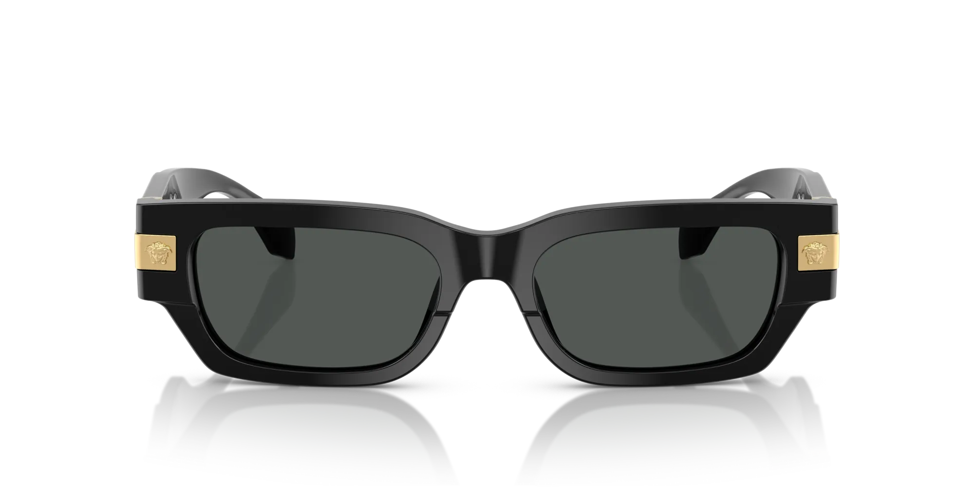 Versace VE4465 GB1/87 Occhiali da sole Acetato Nero Grigio Squadrata Normale - immagine 3