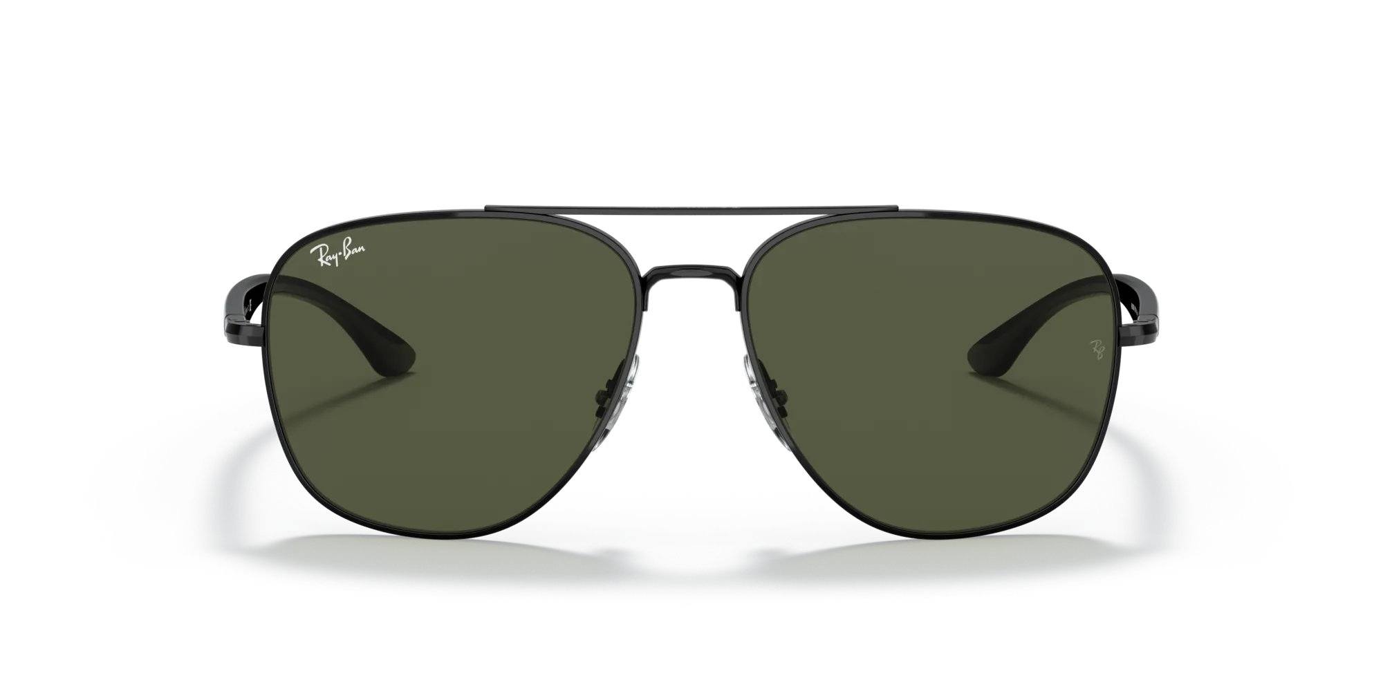 Ray - Ban RB3683 002/31 Occhiali da sole Metallo Nero G15 Squadrata Normale - immagine 3
