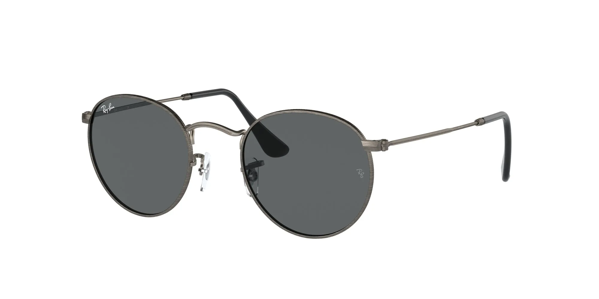 Ray - Ban RB3447 ROUND METAL 9229B1 Occhiali da sole Metallo Grigio Grigio Rotonda Normale - immagine 1