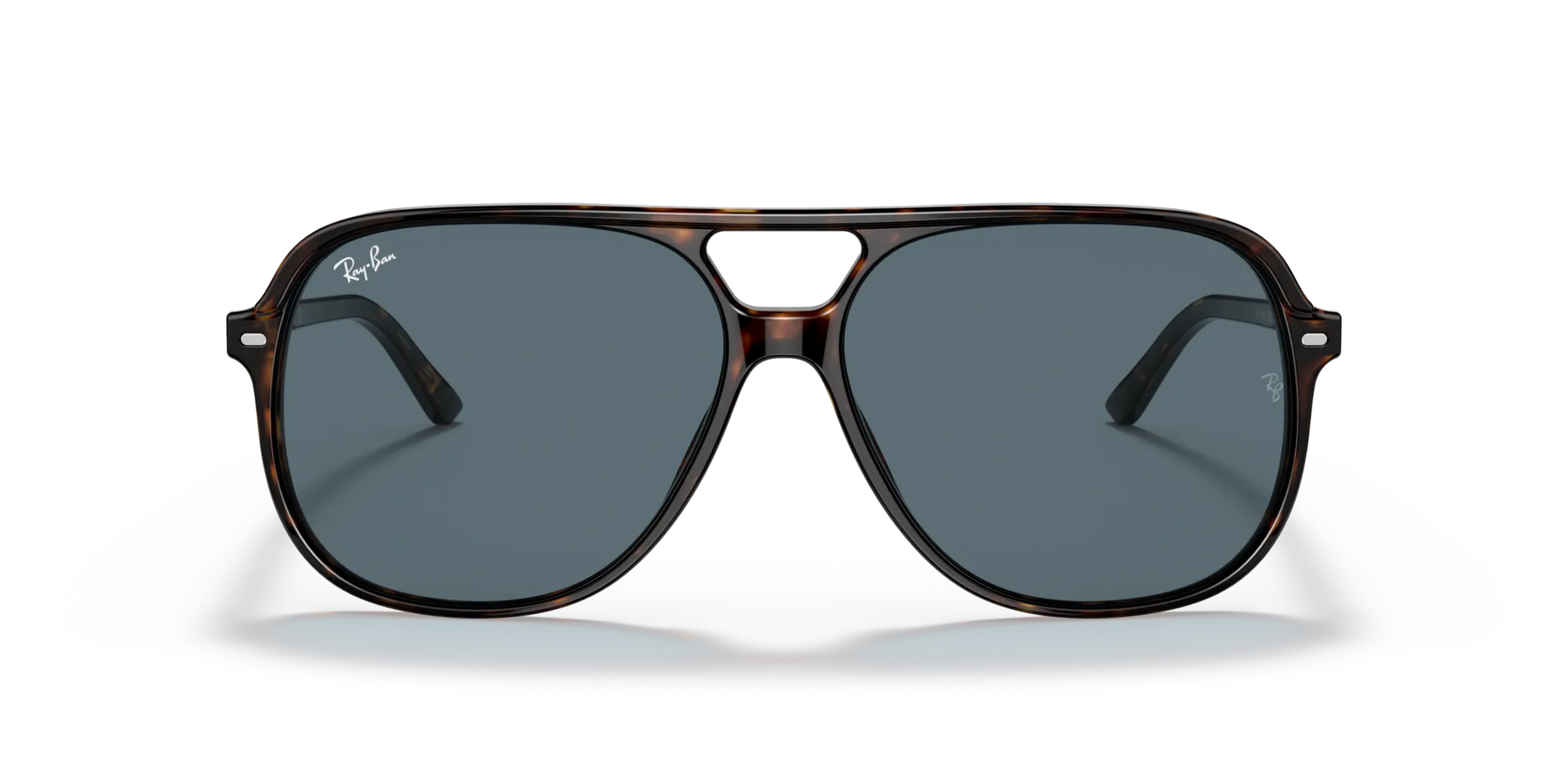 Ray - Ban RB2198 BILL 902/R5 Occhiali da sole Acetato Tartaruga Blu Squadrata Normale - immagine 3