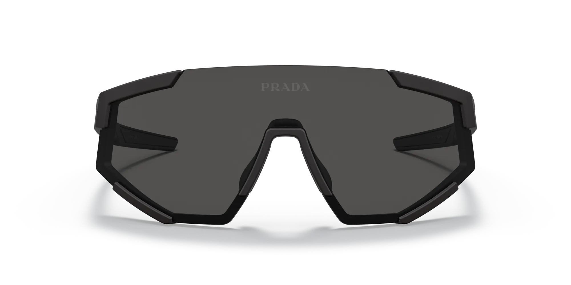 Prada Linea Rossa PS 04WS DG006F Occhiali da sole Nylon Nero Grigio Pillow Normale - immagine 3