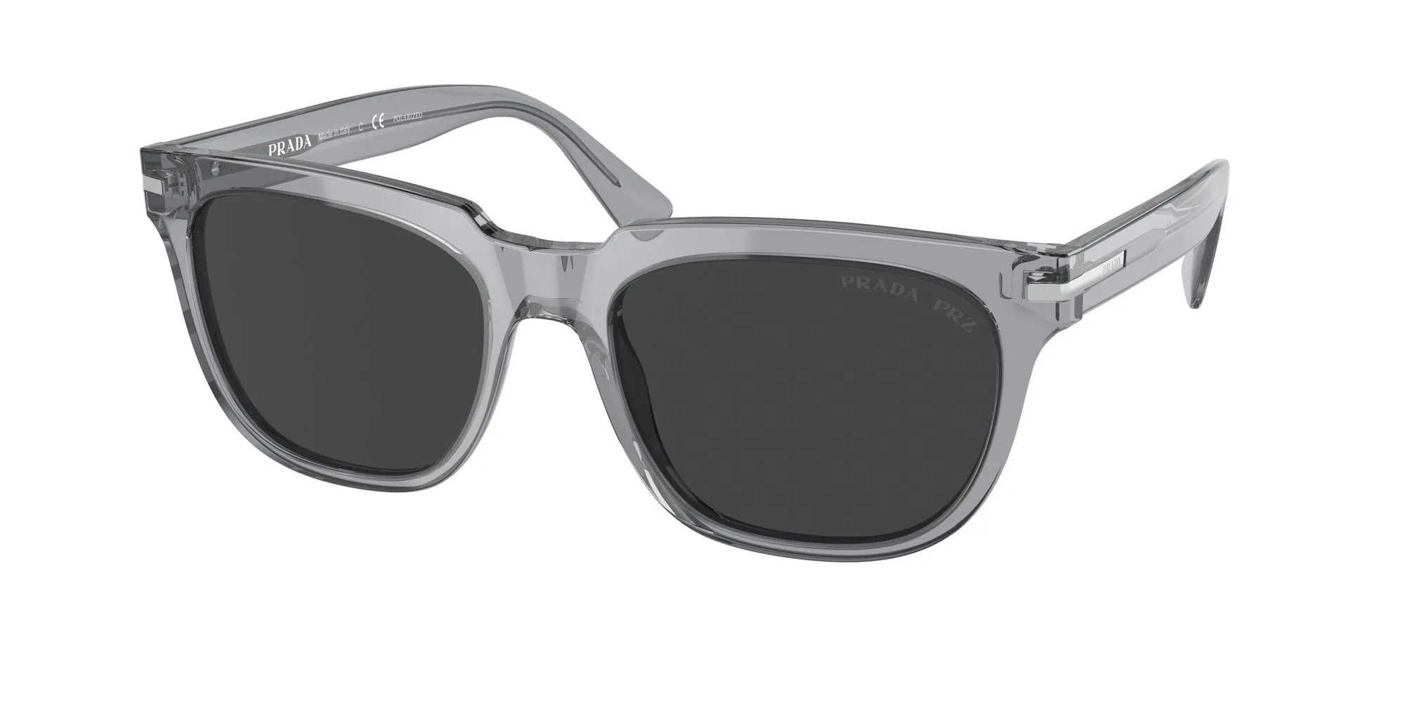 Prada PR 04YS 08U08G Occhiali da sole Acetato Grigio Grigio Pillow Polarizzata - immagine 1