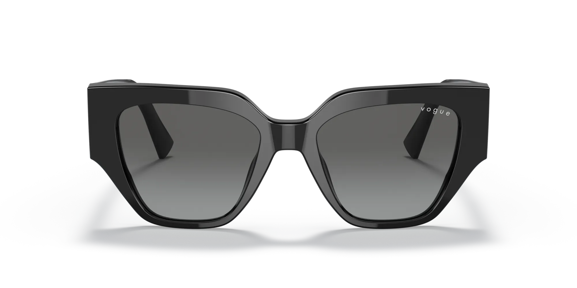 VOGUE EYEWEAR VO5409S W44/11 Occhiali da sole Acetato Nero Grigio Geometrica Normale Sfumato - immagine 3