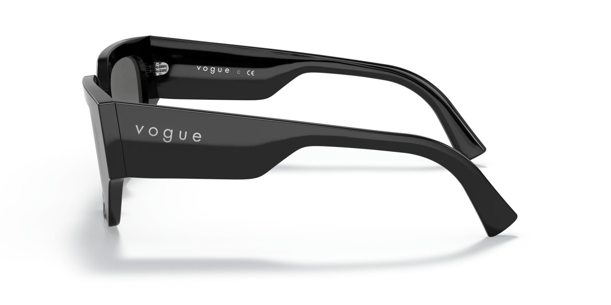 VOGUE EYEWEAR VO5409S W44/11 Occhiali da sole Acetato Nero Grigio Geometrica Normale Sfumato - immagine 4