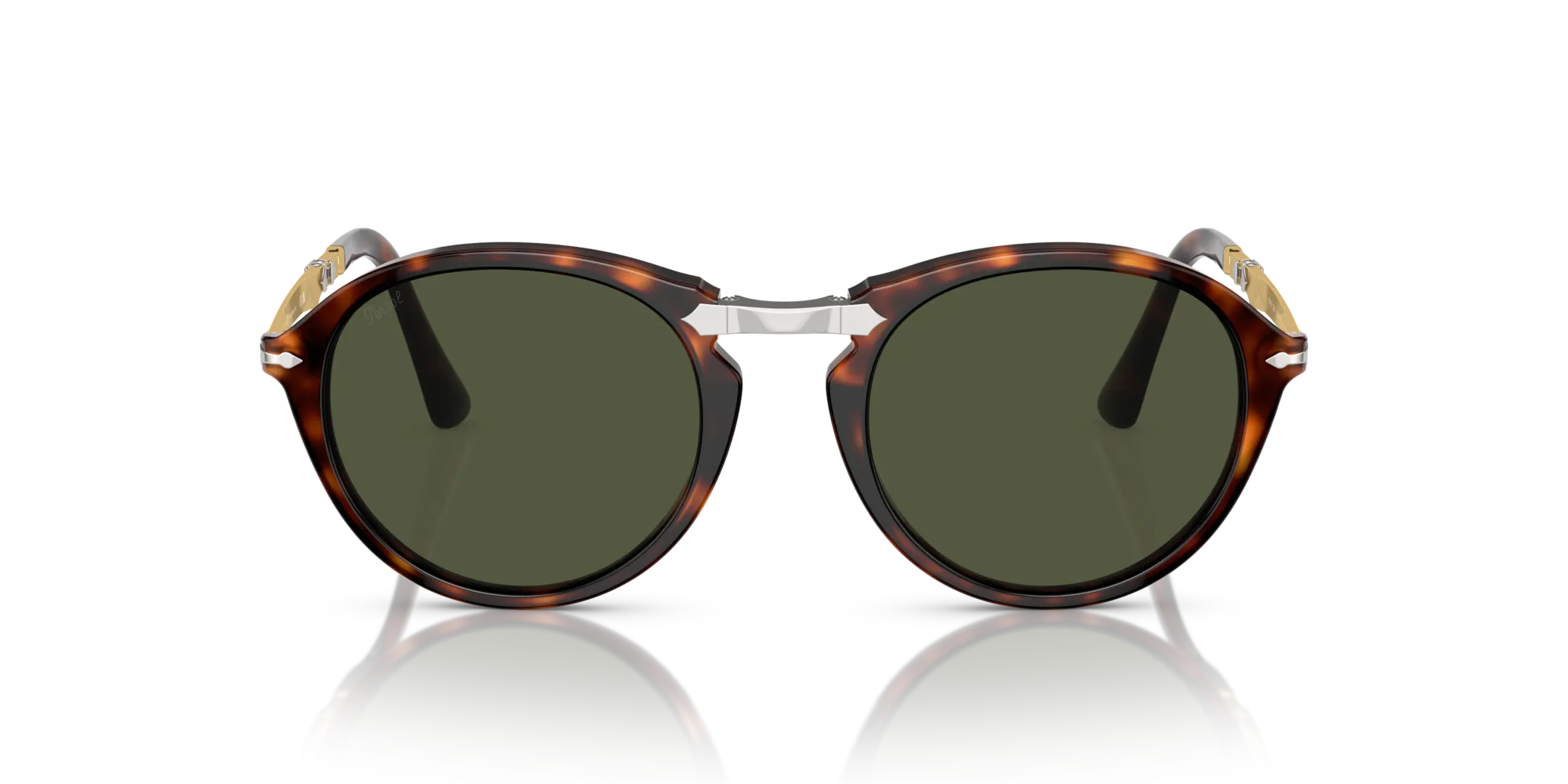 Persol PO3274S 24/31 Occhiali da sole Plastica Havana Verde Pantos - immagine 3