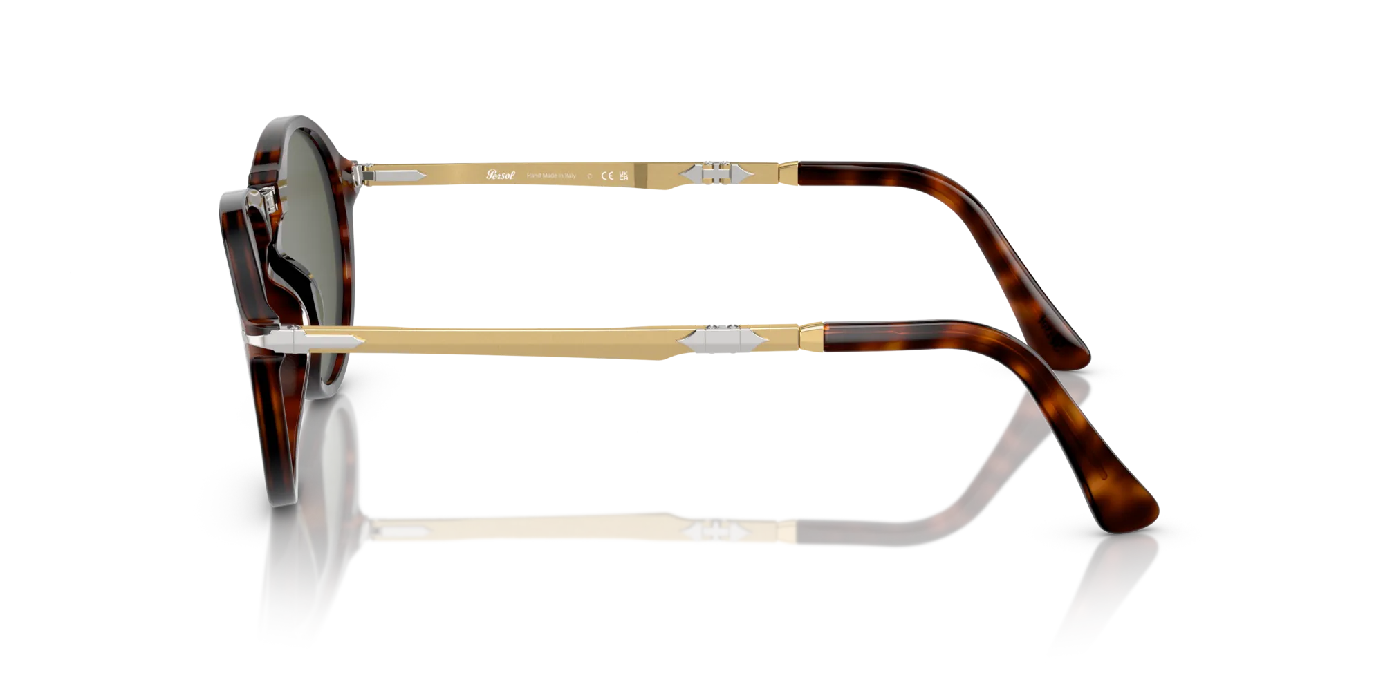 Persol PO3274S 24/31 Occhiali da sole Plastica Havana Verde Pantos - immagine 4