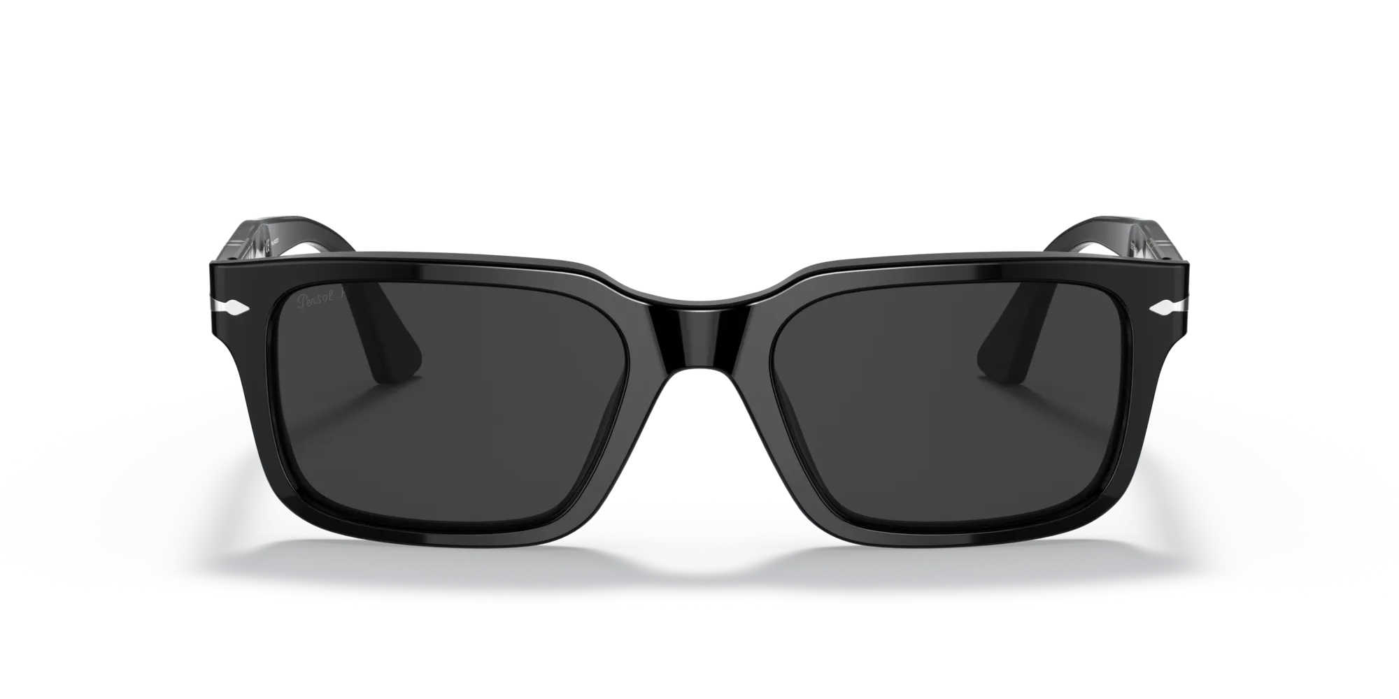 Persol PO3272S 95/48 Occhiali da sole Acetato Nero Grigio Squadrata Polarizzata - immagine 3