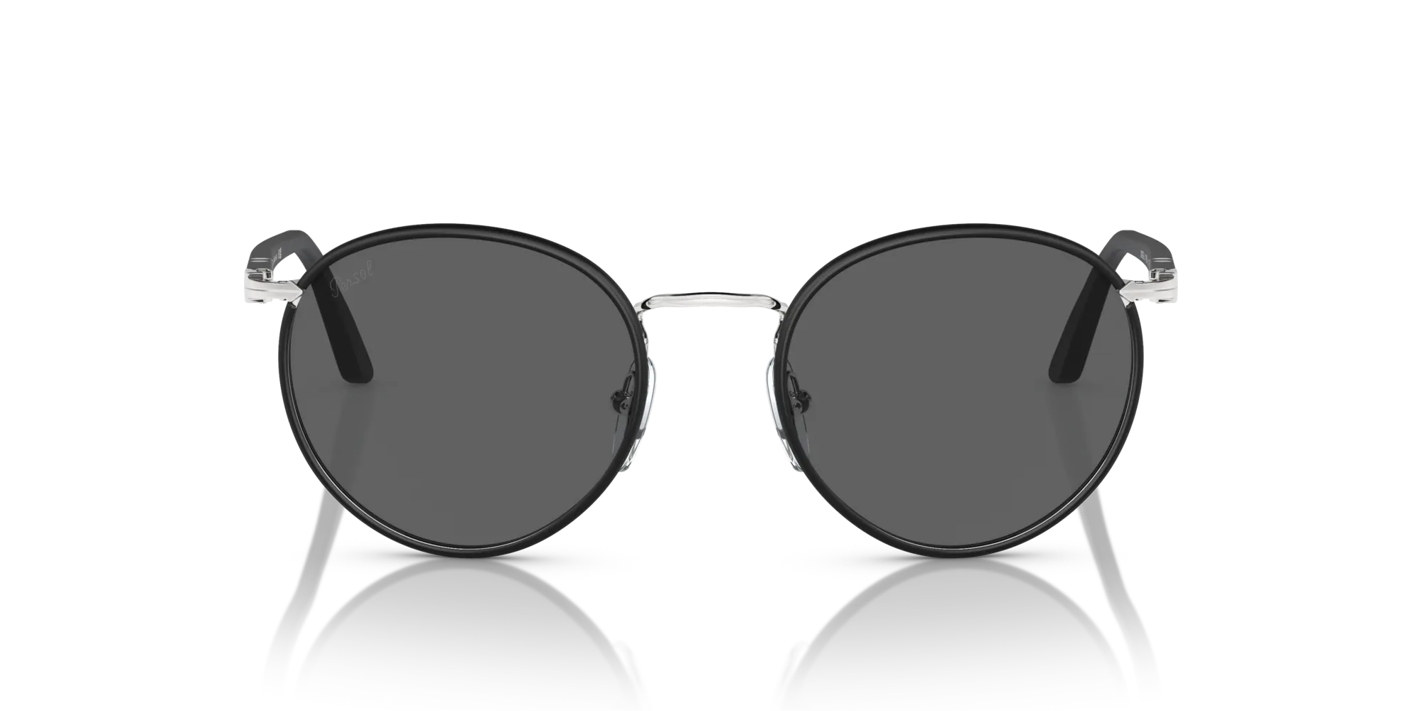 Persol PO2422SJ 1119B1 Occhiali da sole Metallo Argento Grigio Pantos Normale - immagine 3
