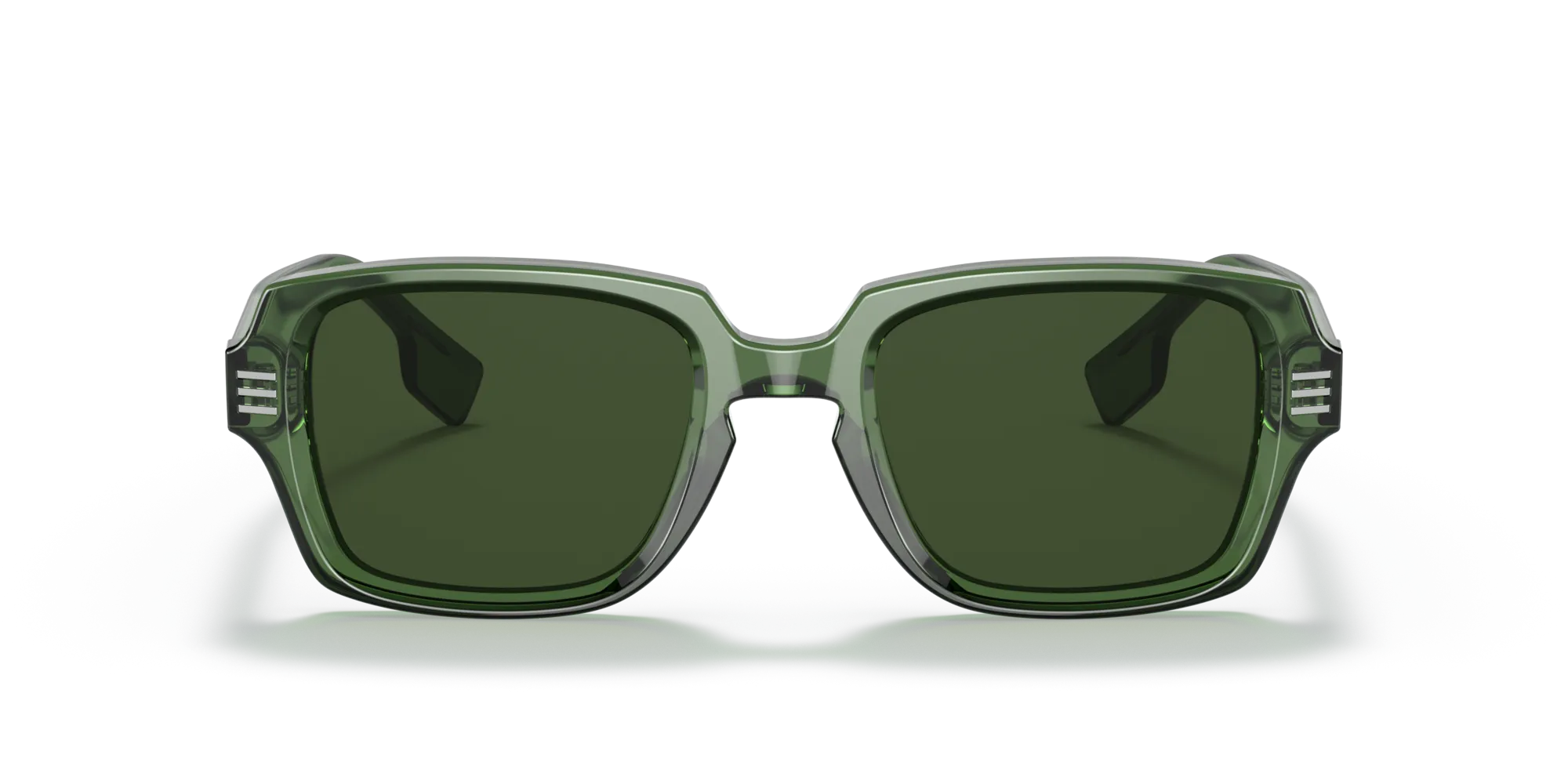 Burberry BE4349 ELDON 394671 Occhiali da sole Acetato Verde Verde Squadrata Normale - immagine 3