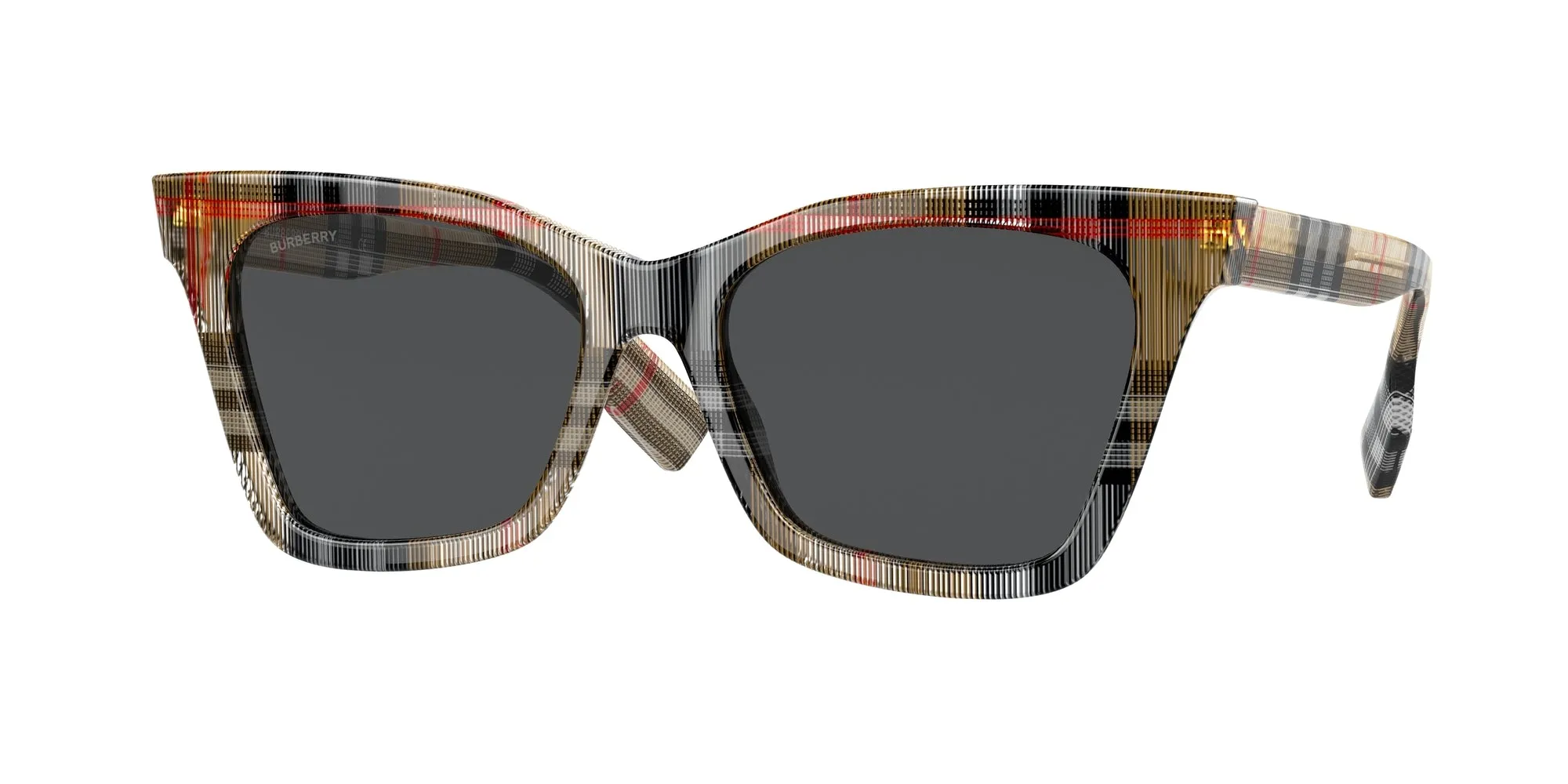 Burberry BE4346 ELSA 394487 Occhiali da sole Acetato Marrone Grigio Geometrica Normale - immagine 1