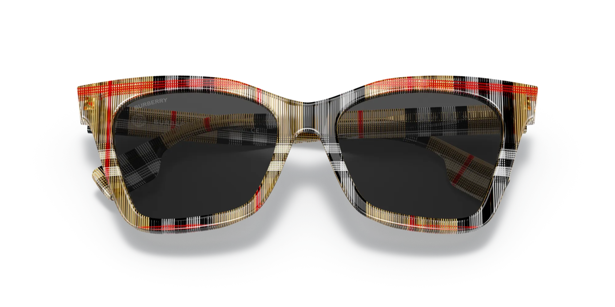 Burberry BE4346 ELSA 394487 Occhiali da sole Acetato Marrone Grigio Geometrica Normale - immagine 2