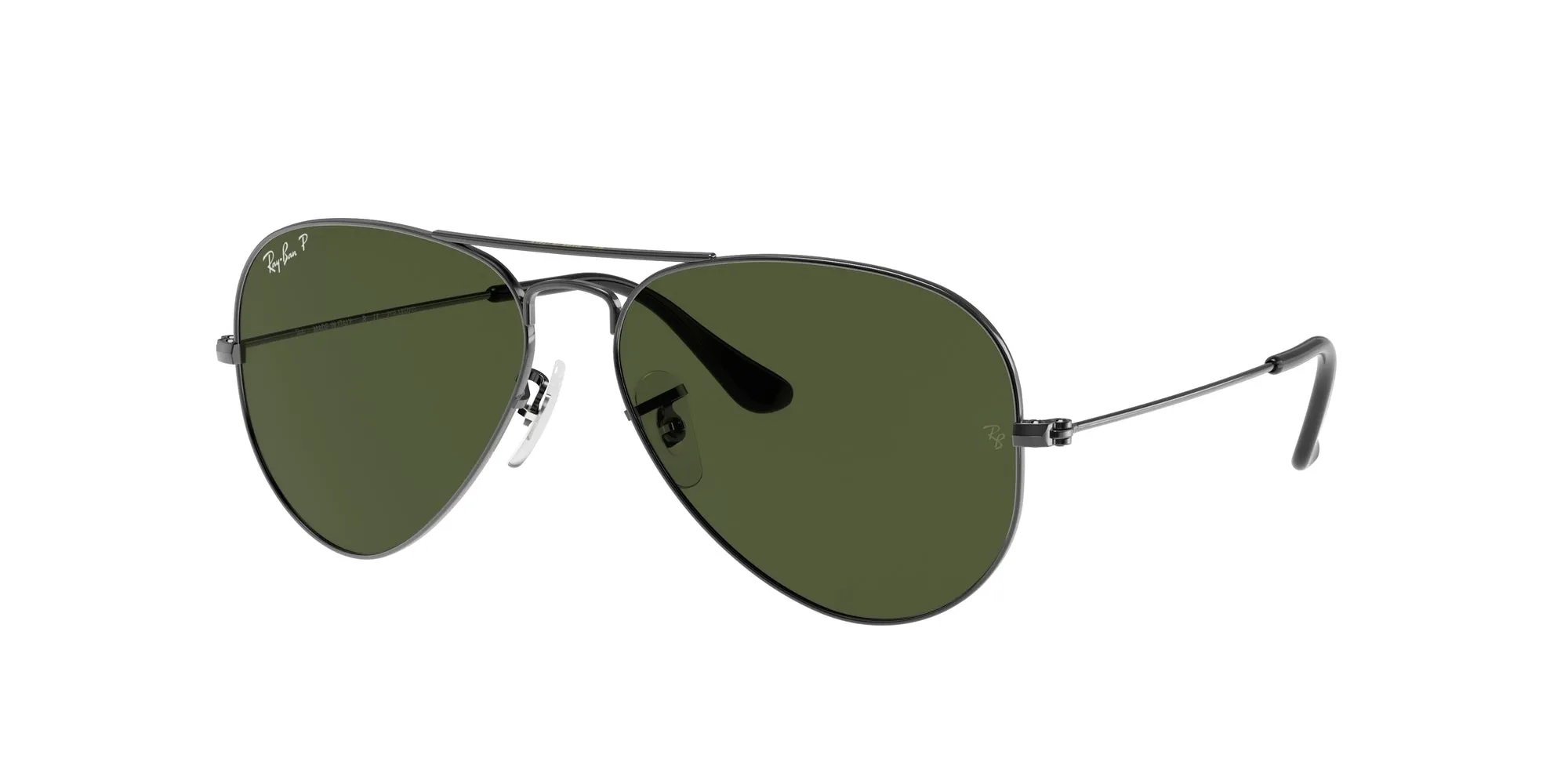 Ray - Ban RB3025 AVIATOR 004/58 Occhiali da sole Metallo Grigio G15 Pilot Polarizzata - immagine 1
