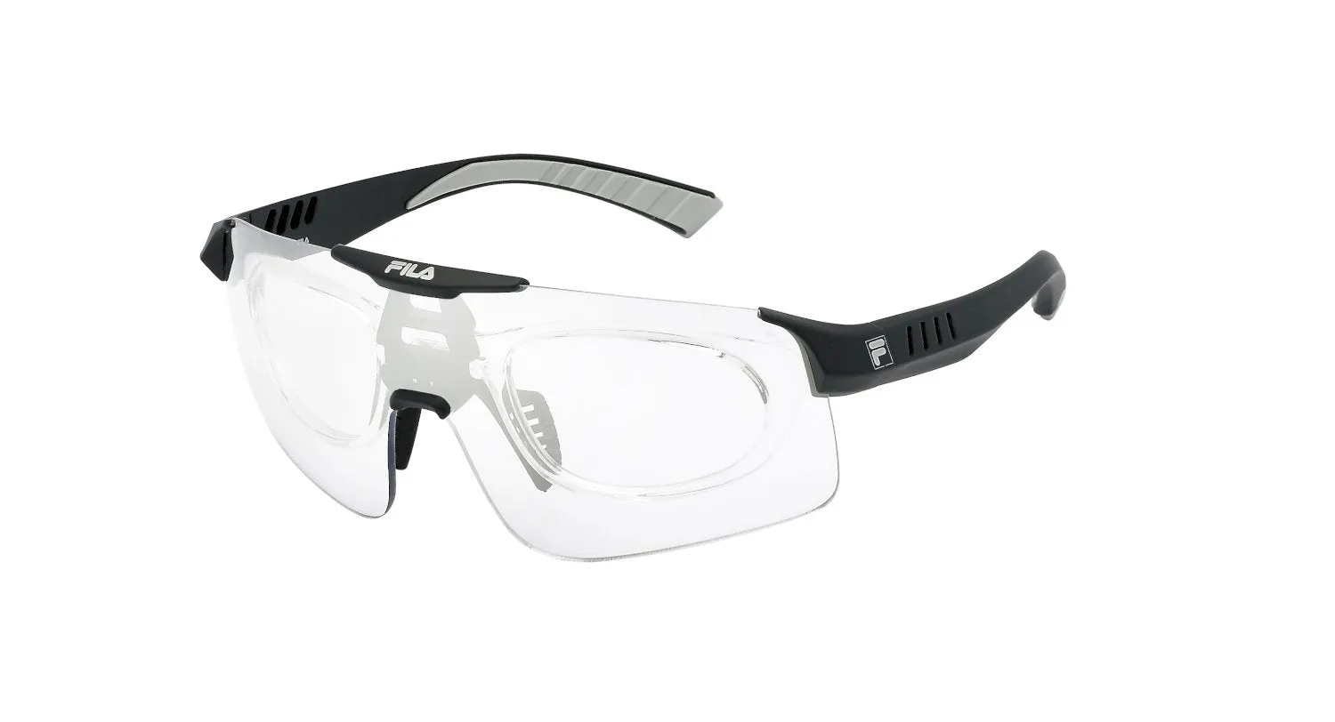 Fila SFI127 R43X Occhiali da sole Plastica Grigio Argento Maschera Specchiate - immagine 1