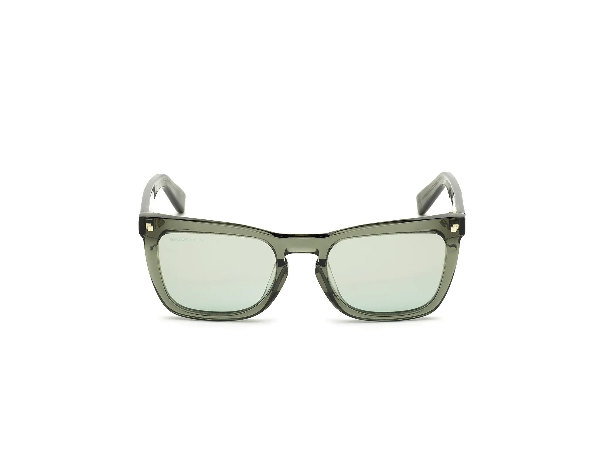 Dsquared2 DQ0340 CAT 93Q Occhiali da sole outlet Acetato Verde Verde Squadrata Specchiate - immagine 2