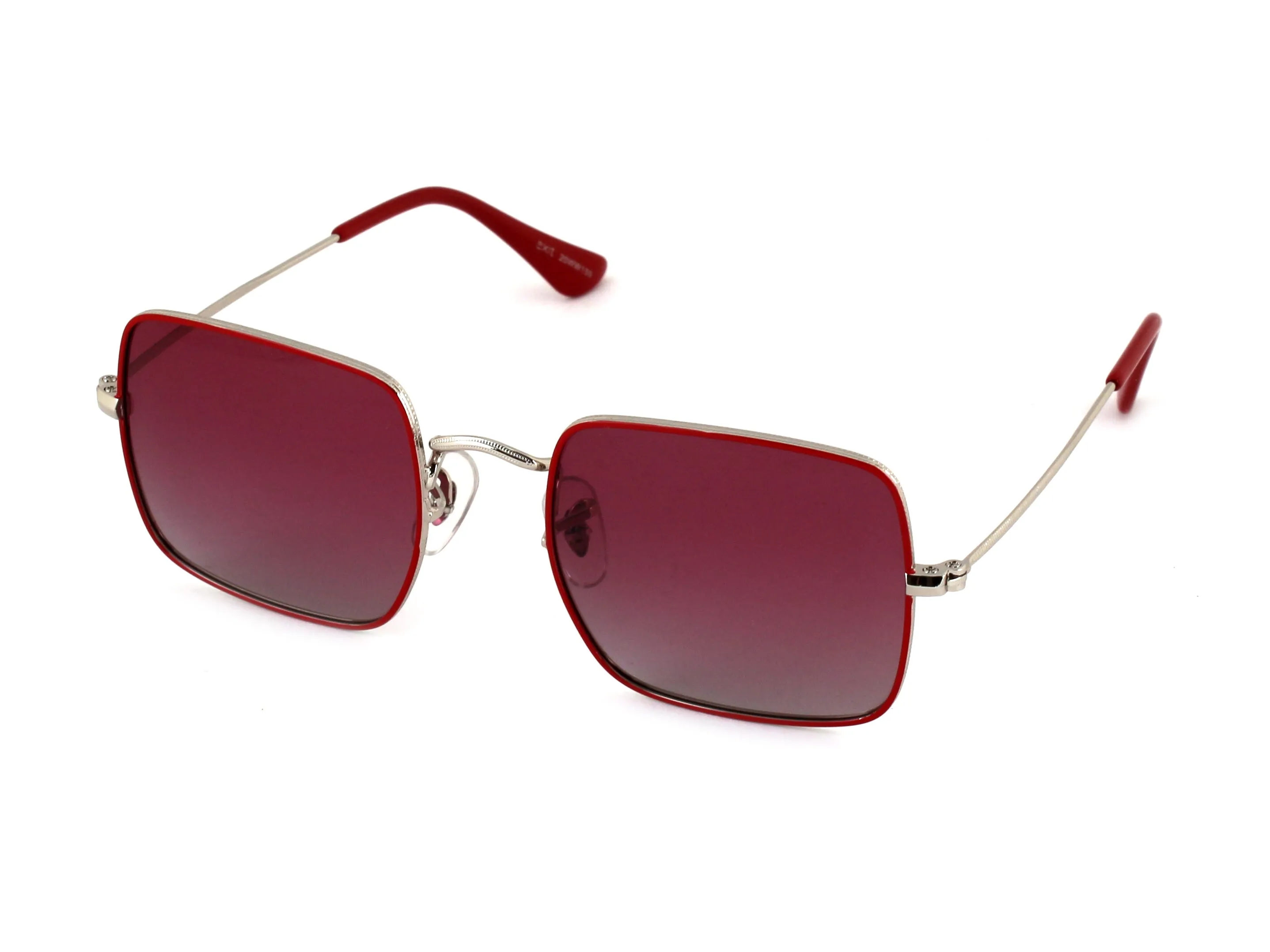 EXIT Bambino OCCH. SOLE BAMB. MET. TK0923 C.04 ARG.-ROSSO/ROSA SF. *3P Occhiali da sole bambino Metallo Argento Rosa Squadrata - immagine 1
