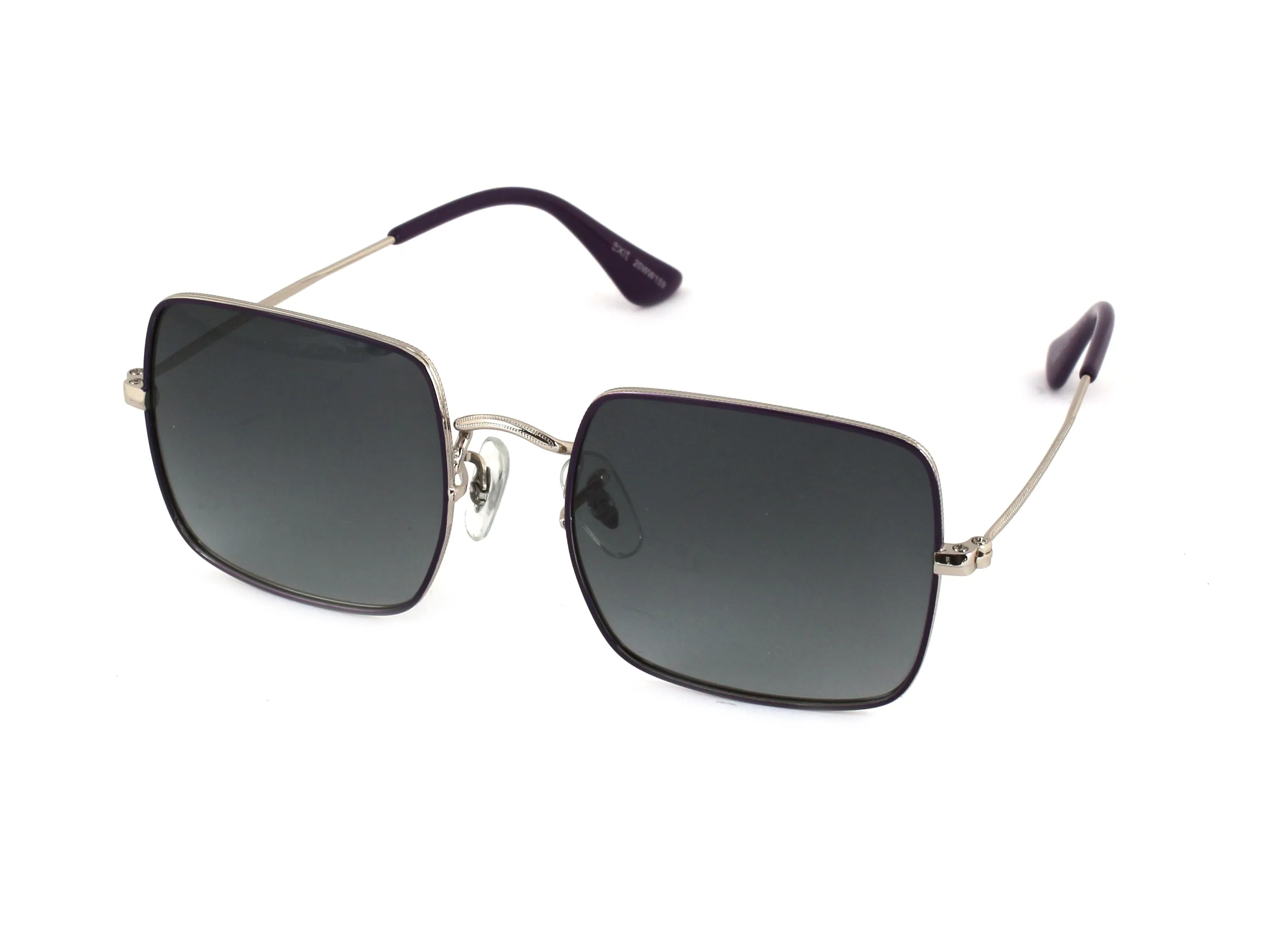 EXIT Bambino OCCH. SOLE BAMB. MET. TK0923 C.01 NERO-FUMO SF. *3P Occhiali da sole bambino Metallo Argento Verde Squadrata - immagine 1