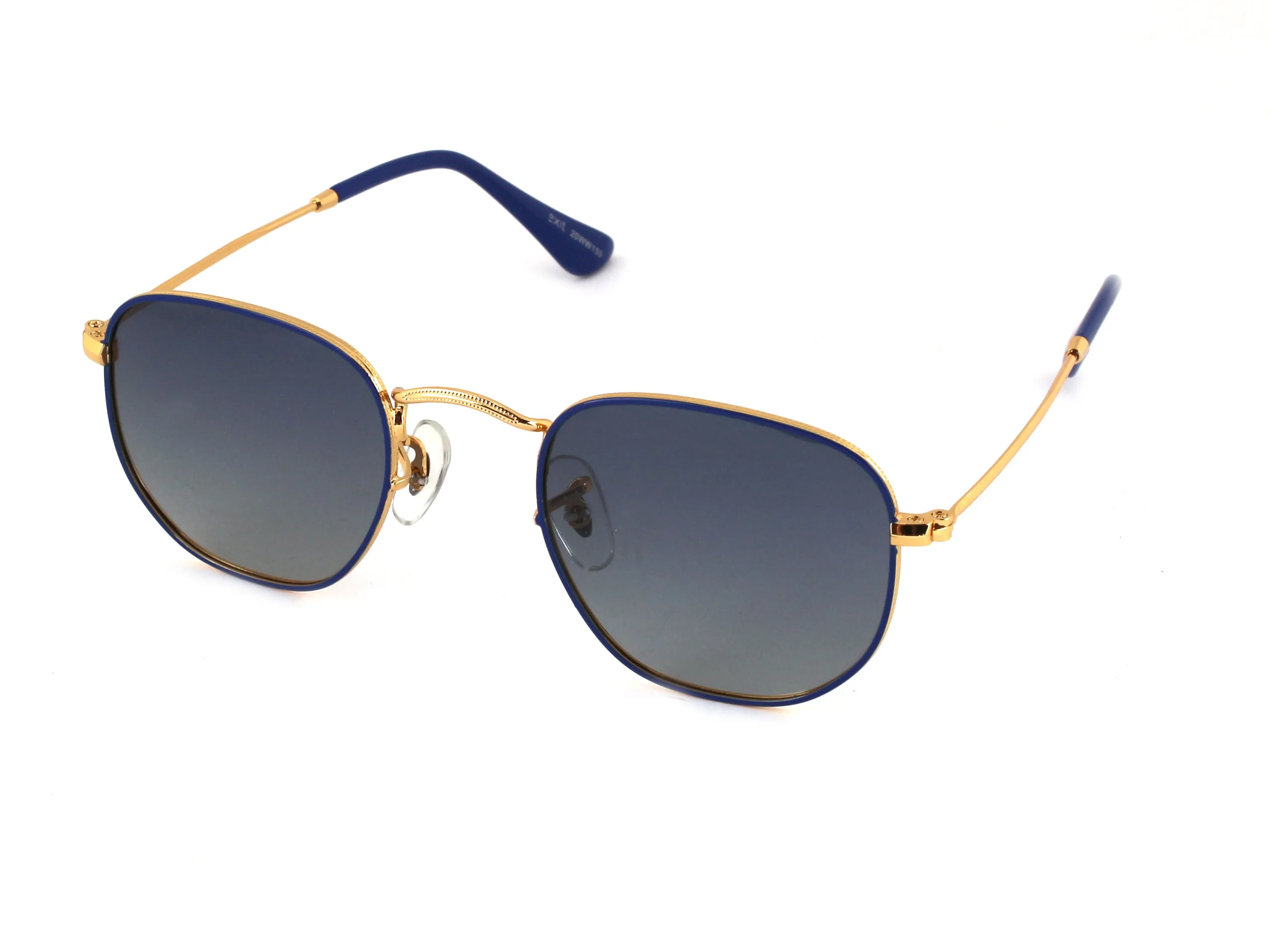 EXIT Bambino OCCH. SOLE BAMB. MET. TK0920 C.05 ORO L./BLU SF. *3P Occhiali da sole bambino Metallo Oro Blu Rotonda Polarizzata - immagine 1