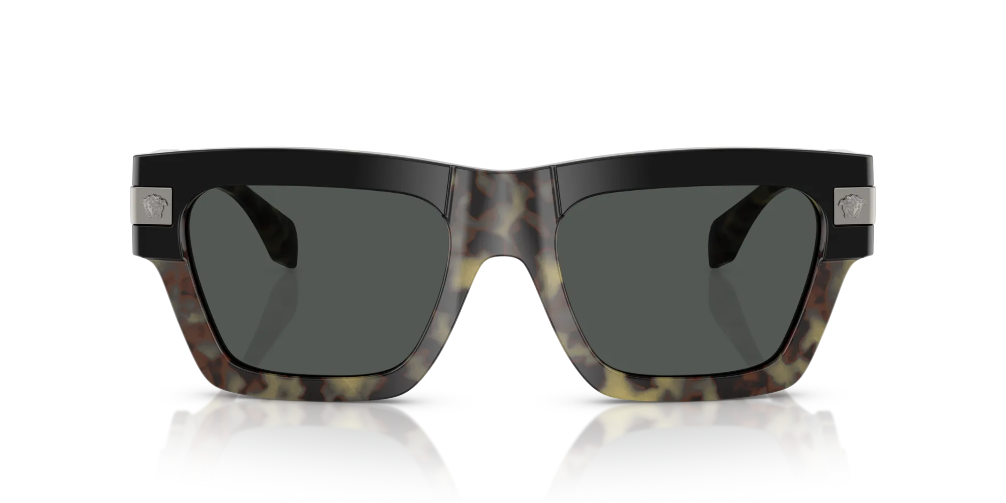 Versace VE4464 545687 Occhiali da sole Acetato Tartaruga Grigio Squadrata Normale - immagine 3