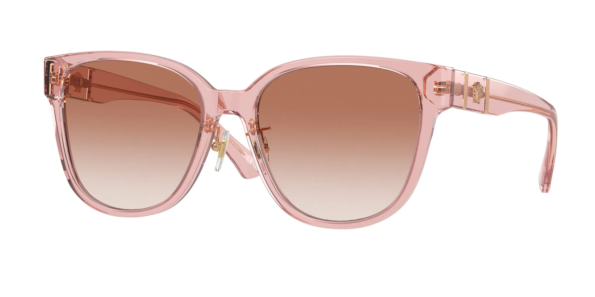 Versace VE4460D 543413 Occhiali da sole Acetato Rosa Rosa Squadrata Normale Sfumato - immagine 1