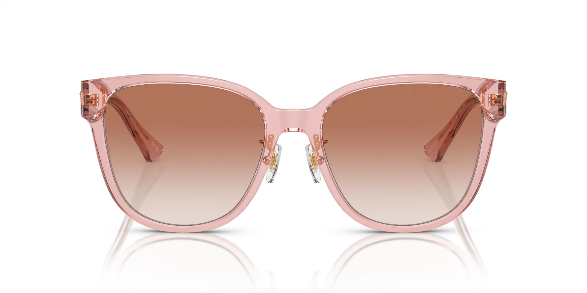 Versace VE4460D 543413 Occhiali da sole Acetato Rosa Rosa Squadrata Normale Sfumato - immagine 3
