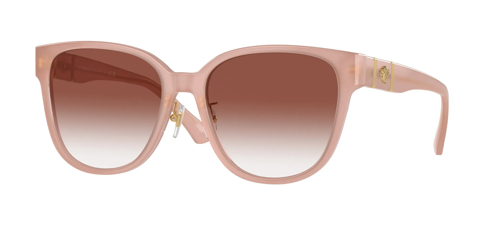 Versace VE4460D 5394V0 Occhiali da sole Acetato Rosa Rosso Squadrata Normale Sfumato - immagine 1